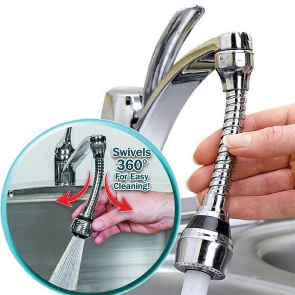 Çarşı PointTurbo Flex 2 Aşamalı Plastik Esnek Musluk Başlığı Pratik Tak Kullan