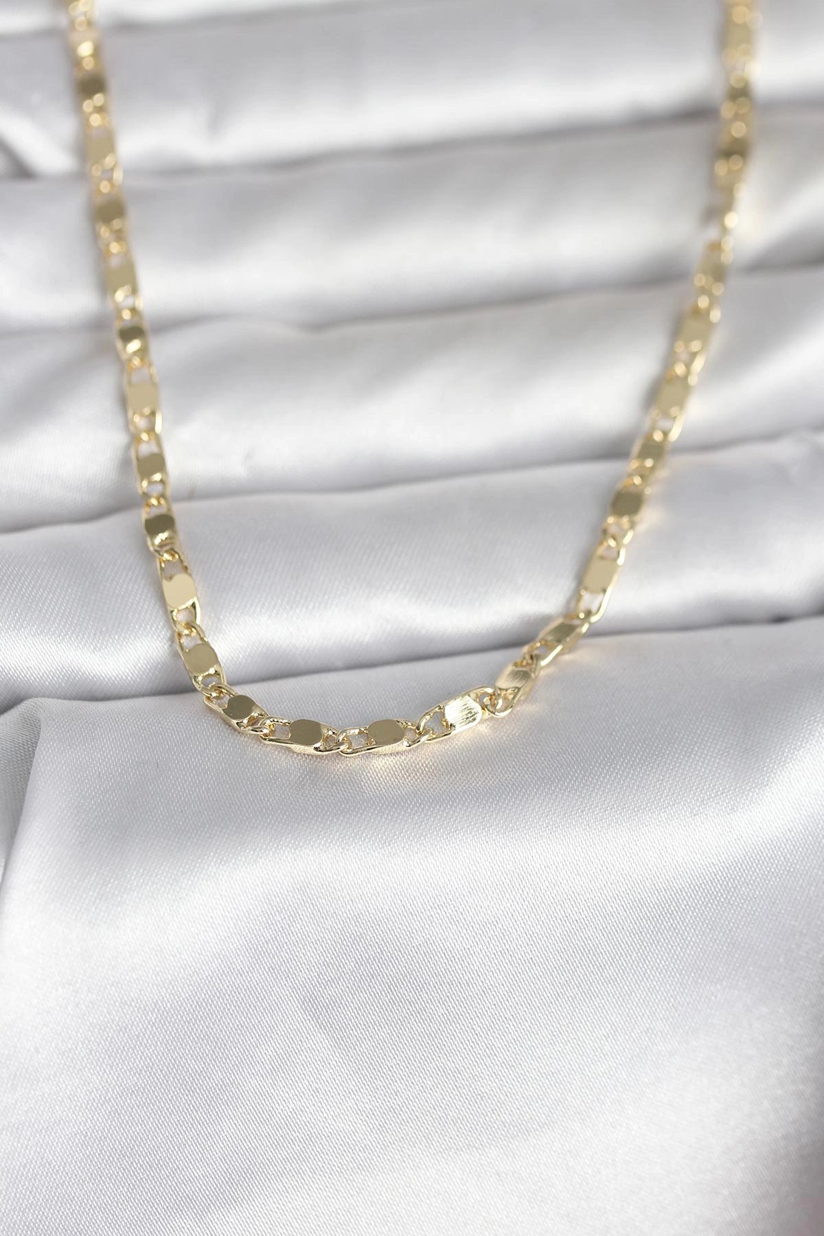 Cm 14k Gold Renk Arpa Model 45 Cm Kadın Kolye
