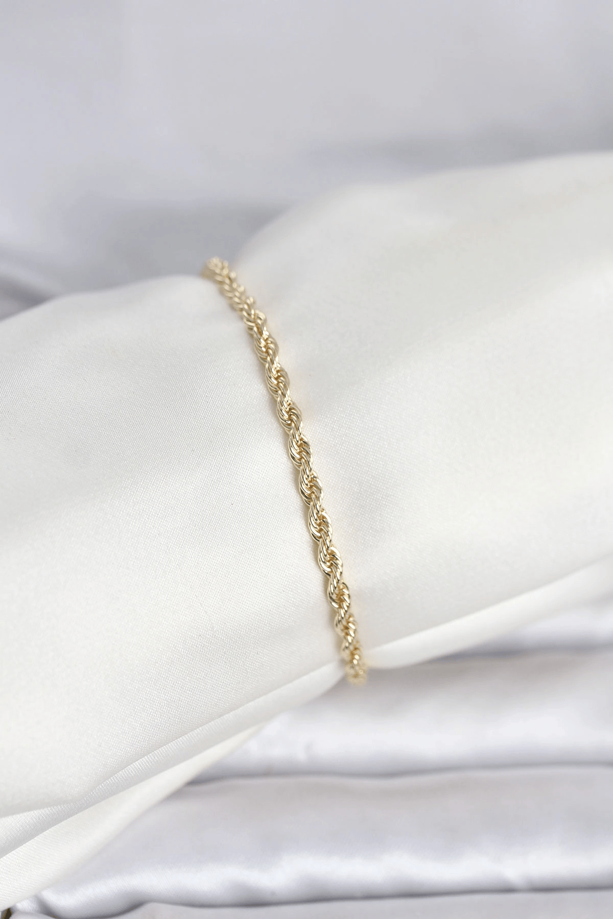 Cm 14k Gold Renk Burgu Model Kadın Bileklik