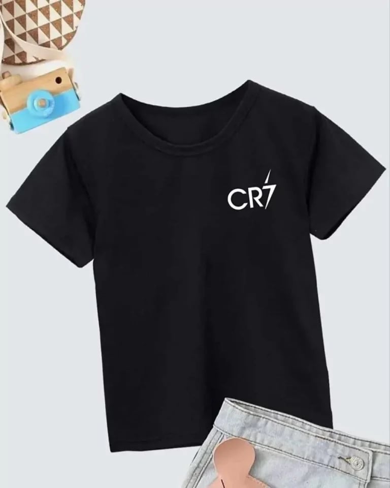 Erkek Çocuk Baskılı T-shirt - Siyah