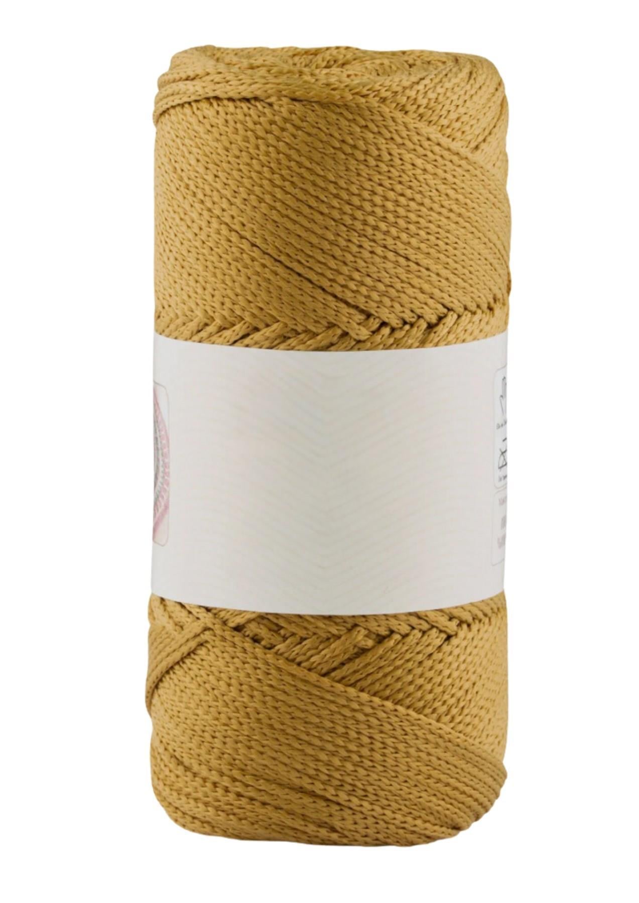 Makrome İpi 3mm Polyester Hardal