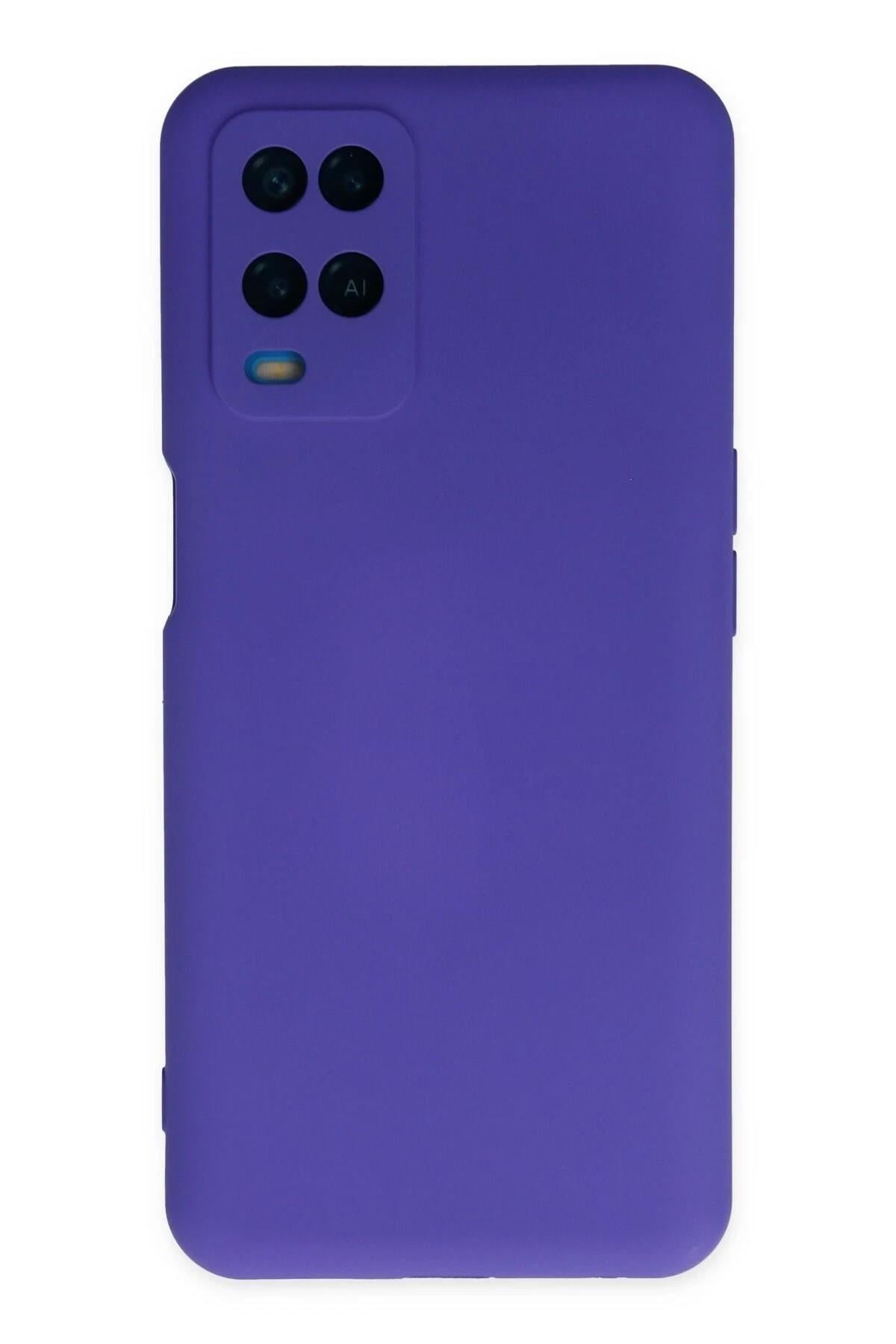 Mey İthalat®   A54 4G Kılıf Nano içi Kadife Silikon - Mor