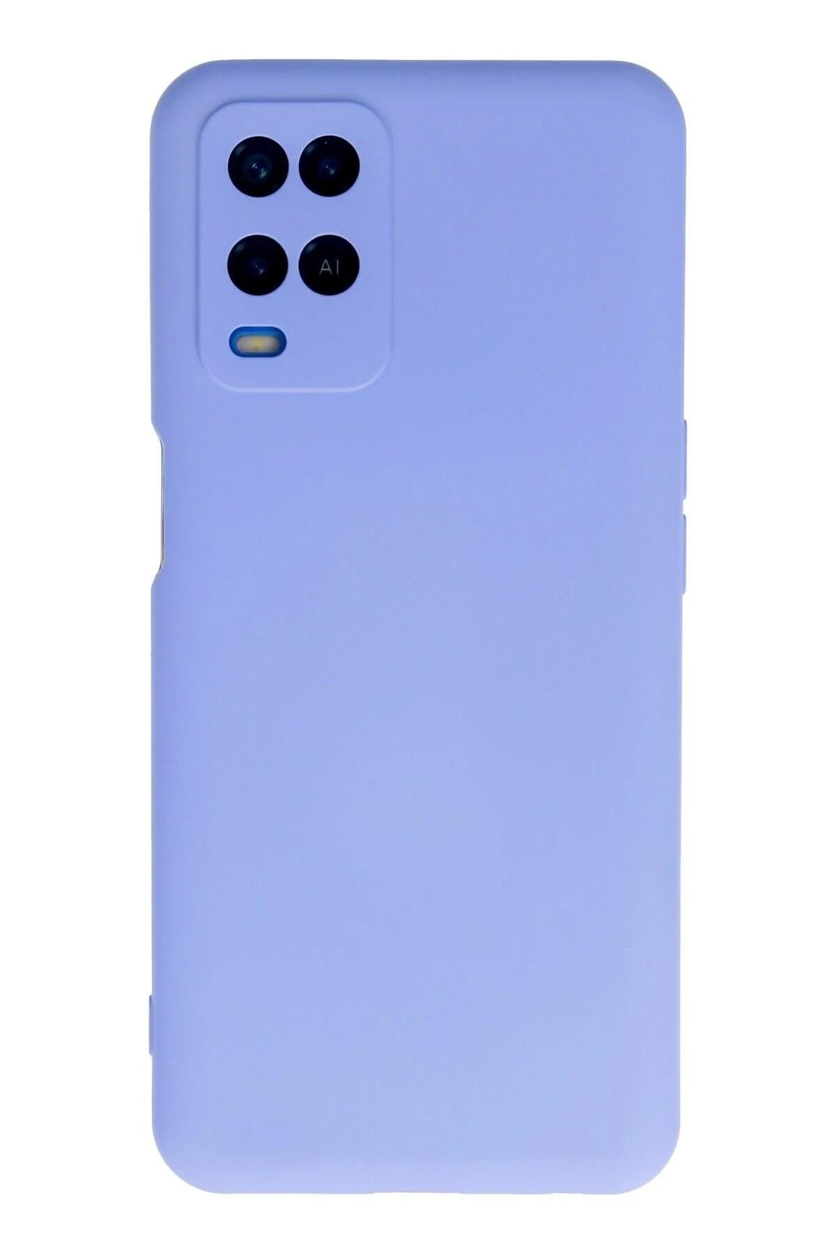Mey İthalat®   A54 4G Kılıf Nano içi Kadife Silikon - Lila