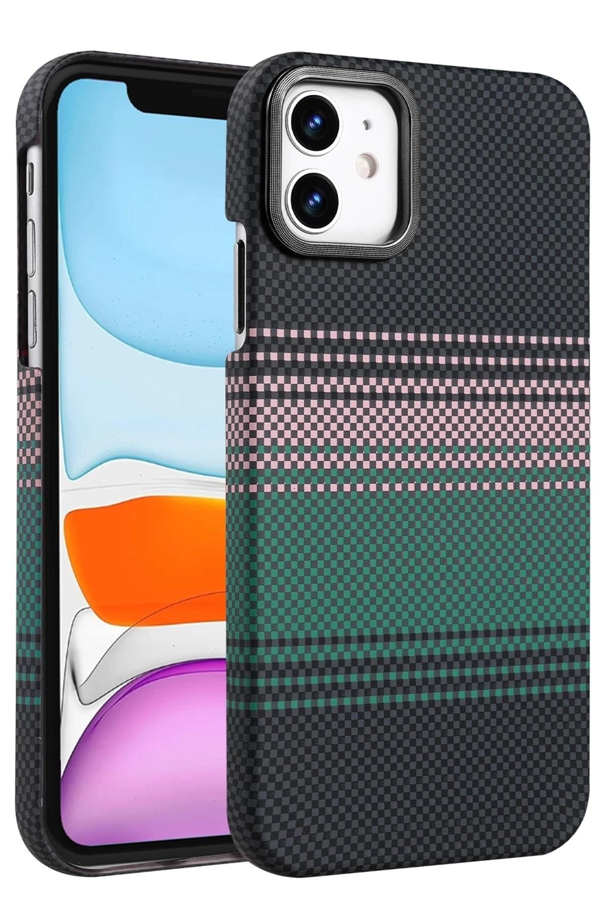 Mey İthalat®   iPhone 11 Vega Magsafe Kapak - Yeşil