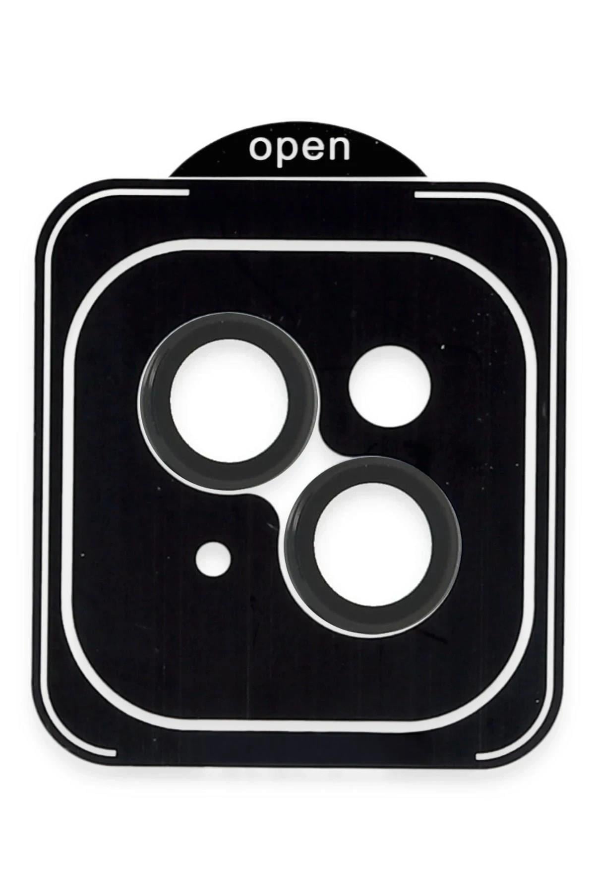 Mey İthalat®   iPhone 13 PVD Metal Kamera Lens - Siyah