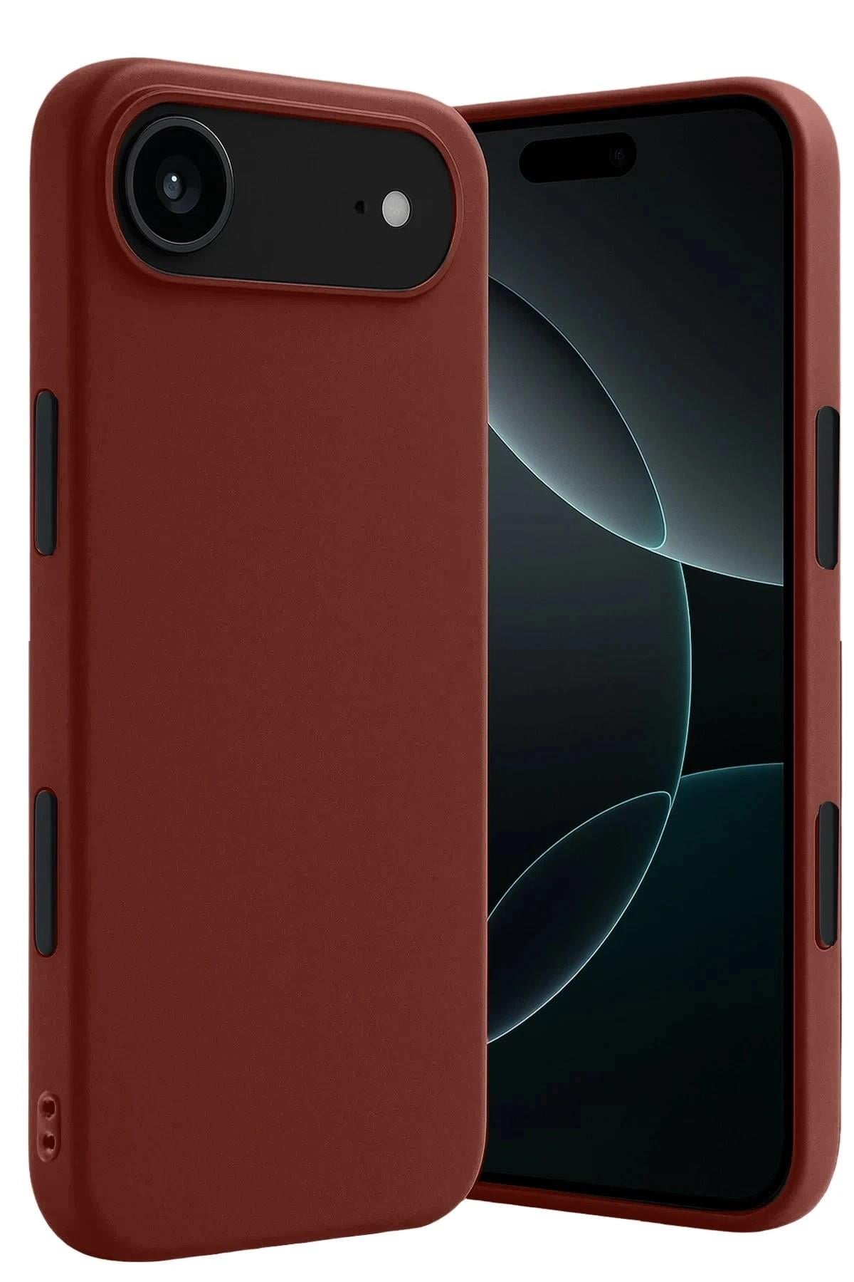 Mey İthalat®   iPhone 17 Air First Silikon - Bordo