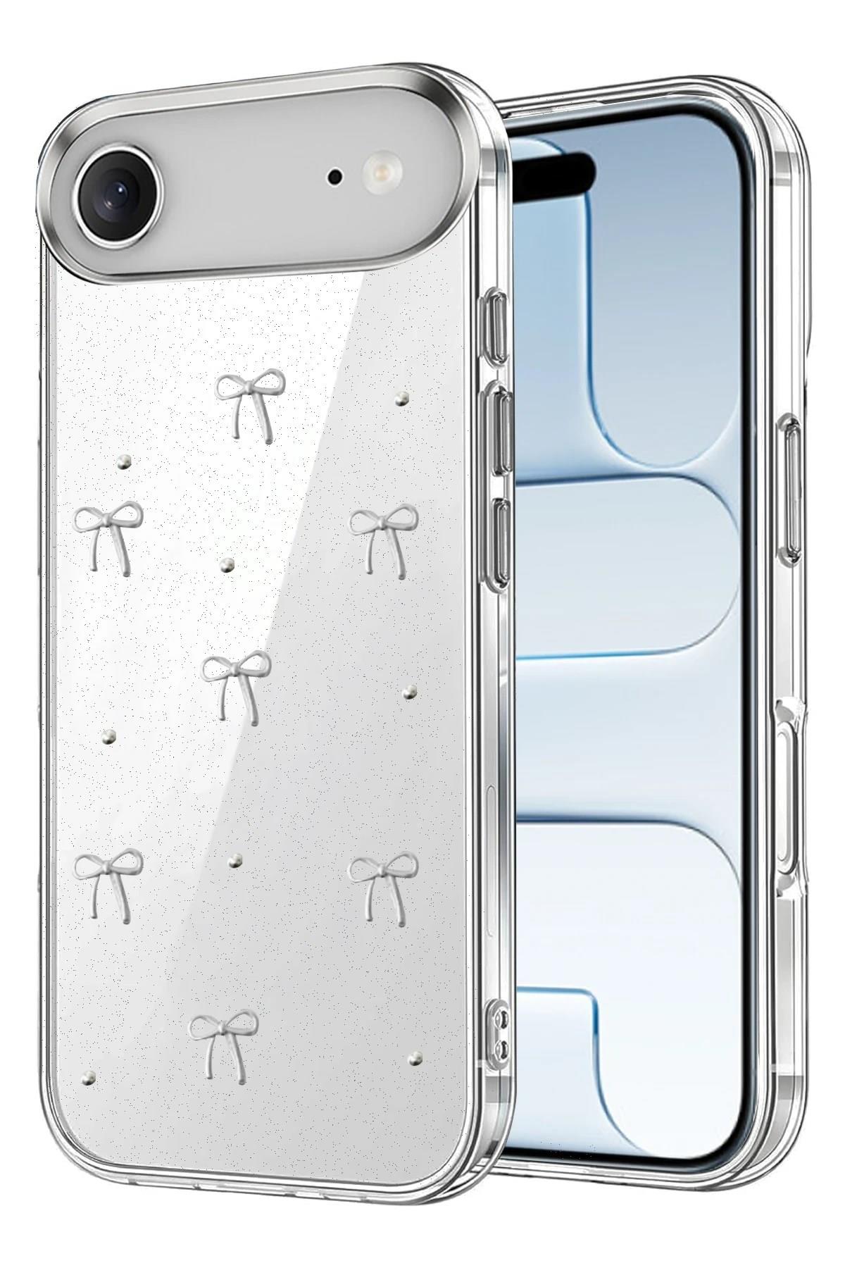 Mey İthalat®   iPhone 17 Air Fiyonk Desenli Kapak - Desen 5