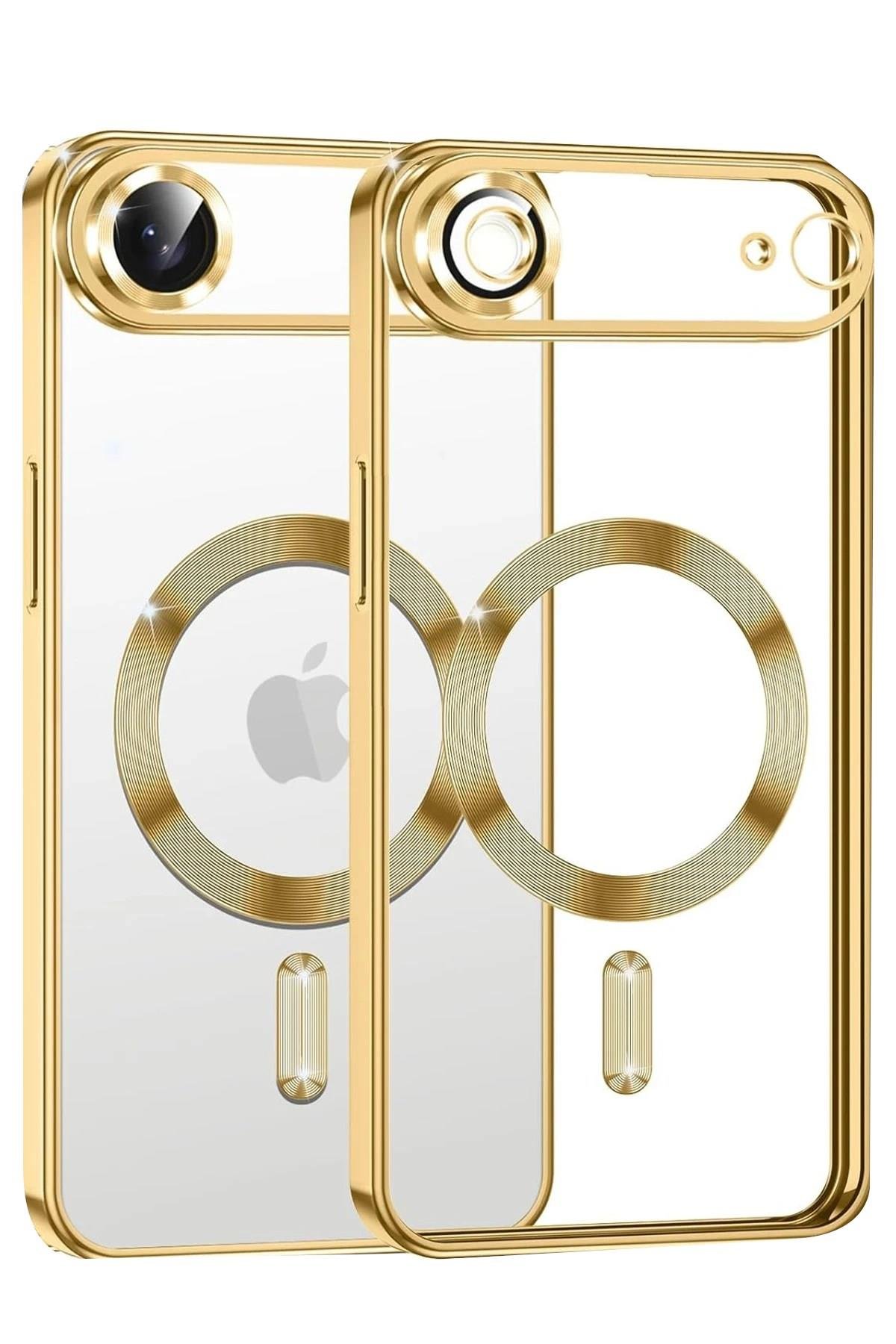 Mey İthalat®   iPhone 17 Air Kross Magneticsafe Kapak - Gold