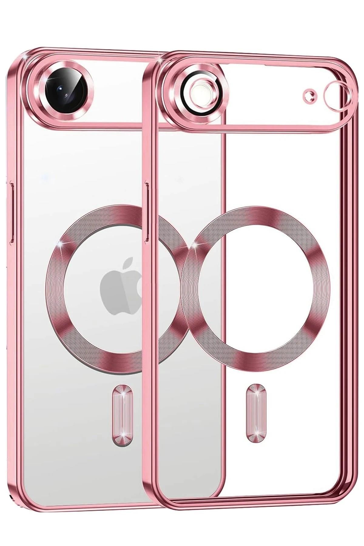 Mey İthalat®   iPhone 17 Air Kross Magneticsafe Kapak - Rose