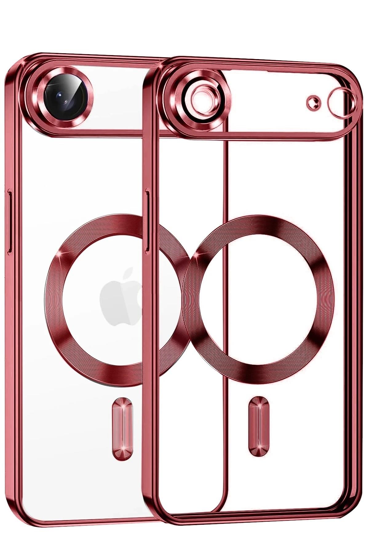 Mey İthalat®   iPhone 17 Air Kross Magneticsafe Kapak - Kırmızı