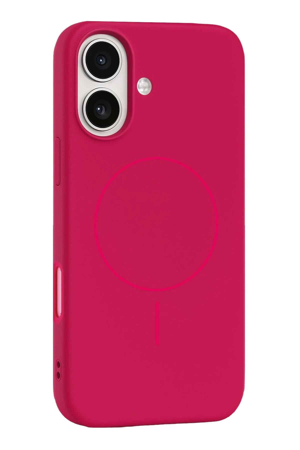 Mey İthalat®   iPhone 17 Jully Magsafe Kapak - Pembe