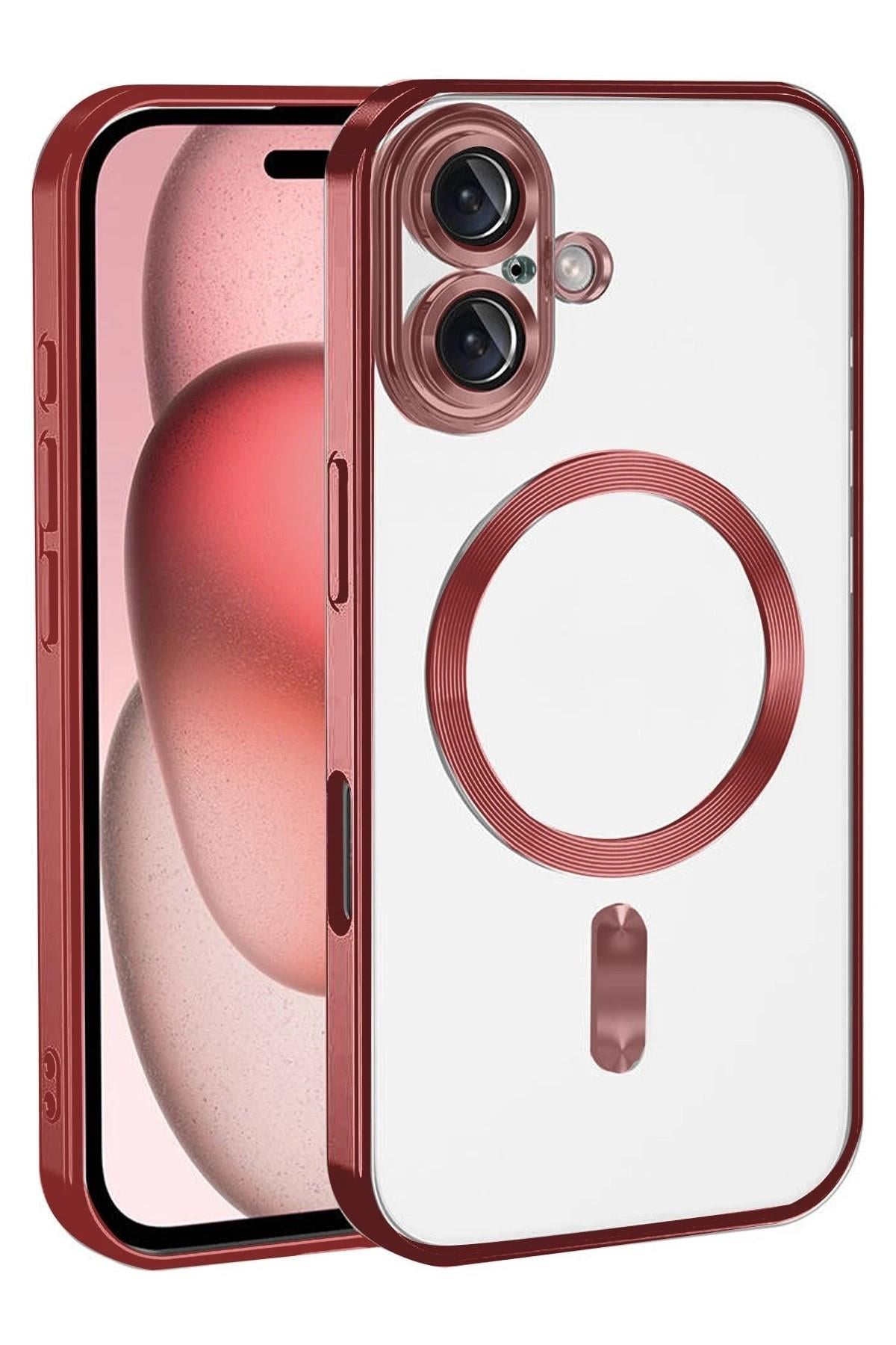 Mey İthalat®   iPhone 17 Kross Magneticsafe Kapak - Kırmızı