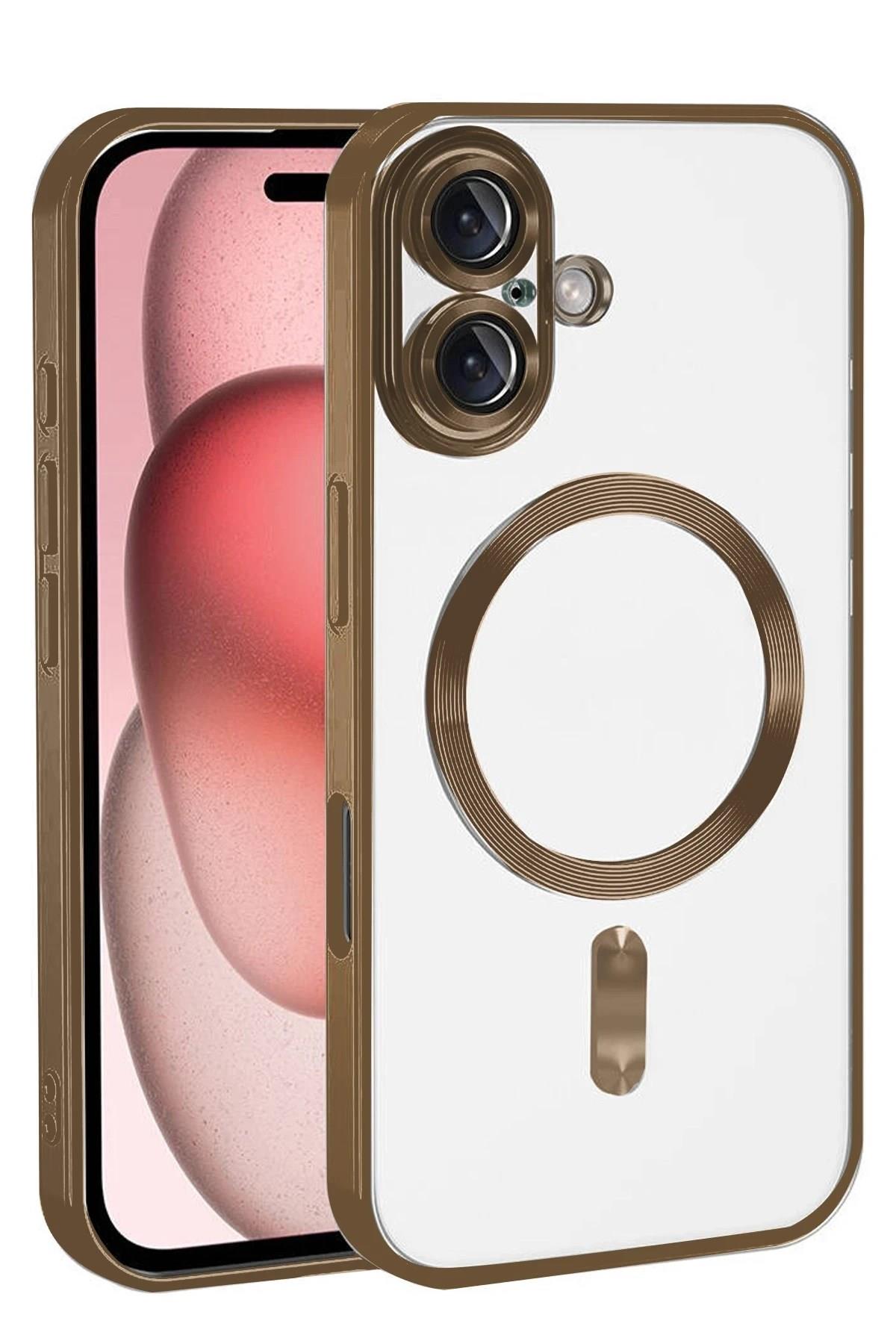 Mey İthalat®   iPhone 17 Kross Magneticsafe Kapak - Çöl Titanyum