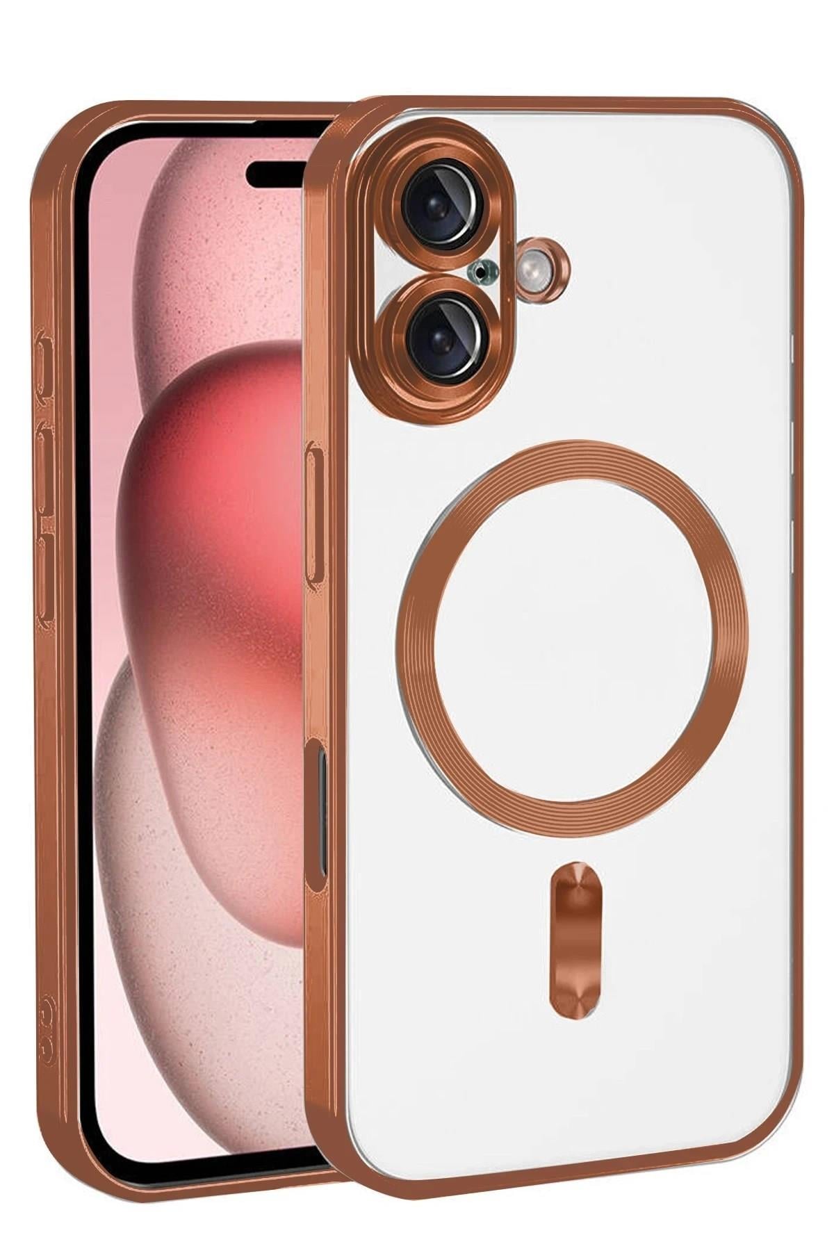 Mey İthalat®   iPhone 17 Kross Magneticsafe Kapak - Turuncu