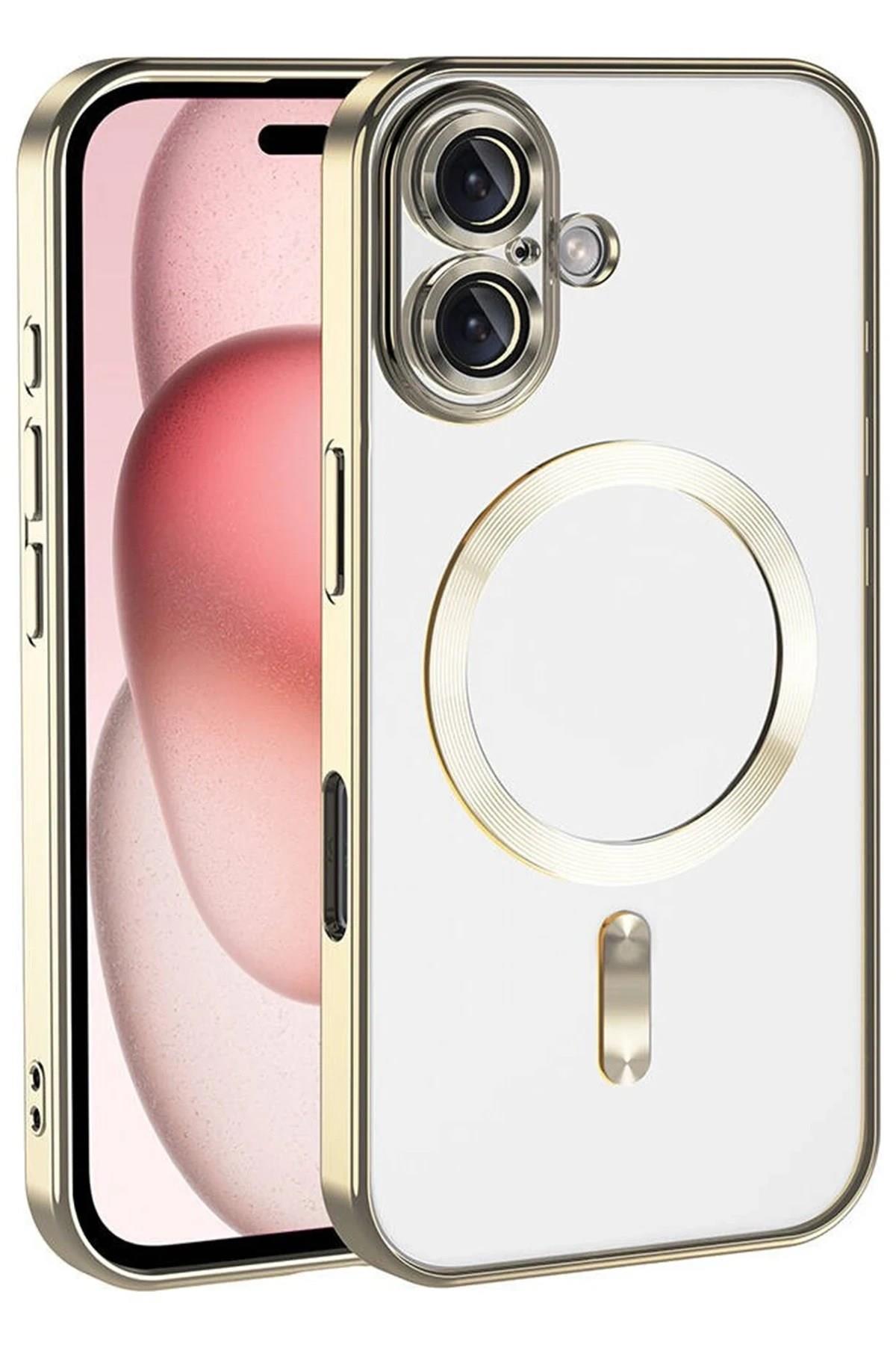 Mey İthalat®   iPhone 17 Kross Magneticsafe Kapak - Gold