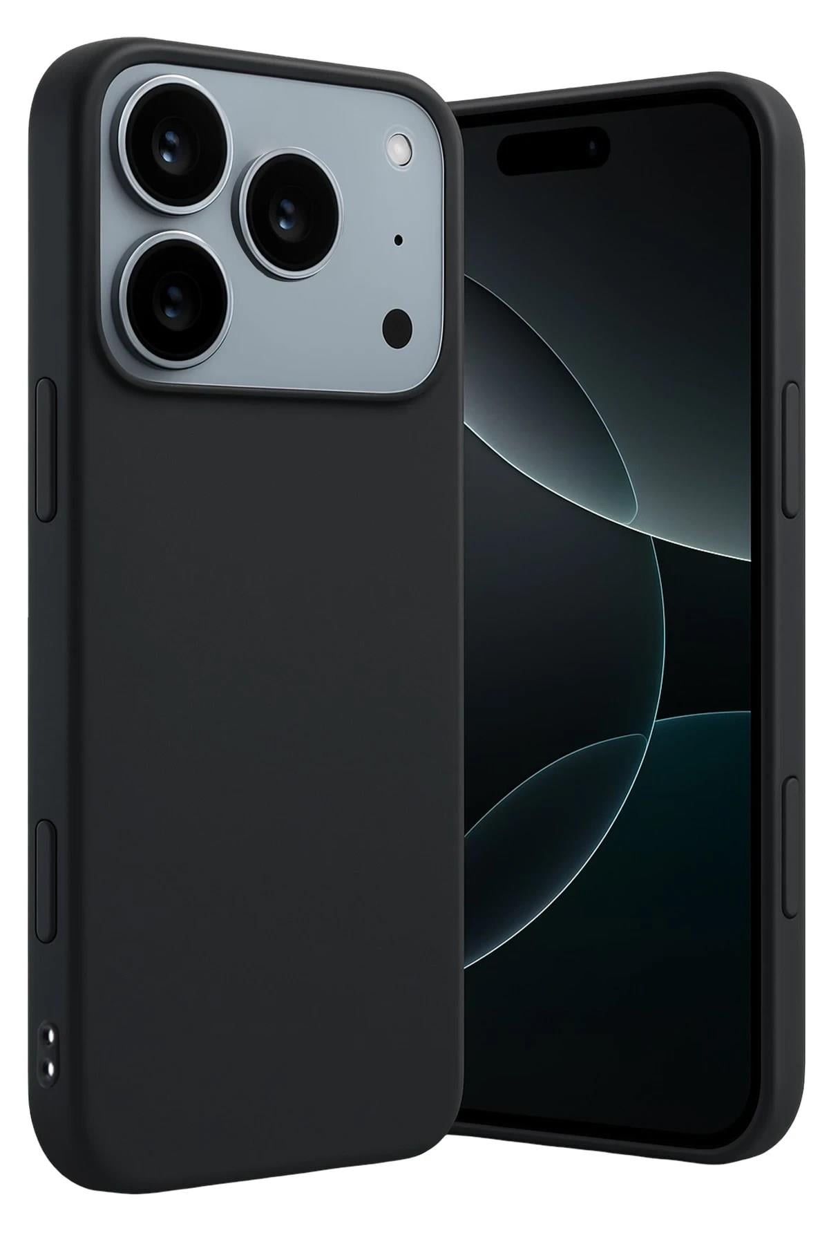 Mey İthalat®   iPhone 17 Pro First Silikon - Siyah
