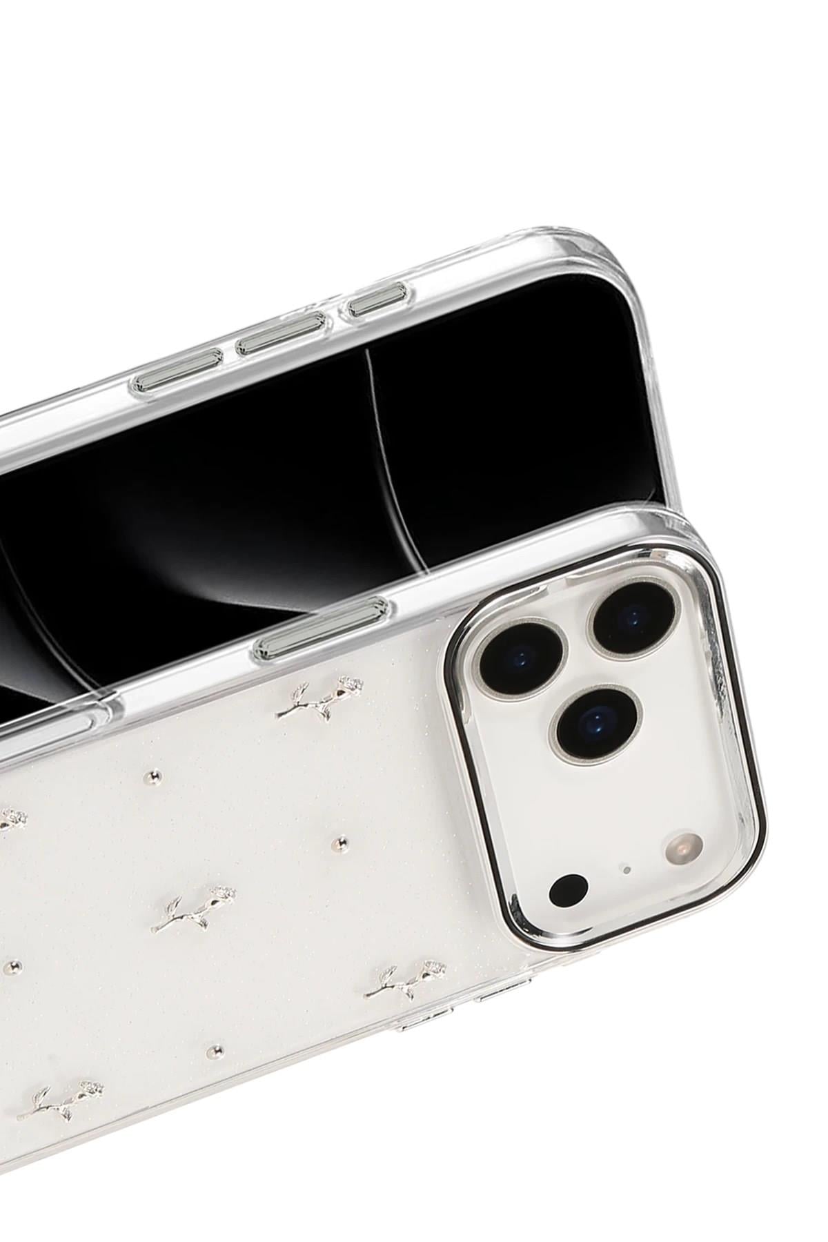 Mey İthalat®   iPhone 17 Pro Fiyonk Desenli Kapak - Desen 4
