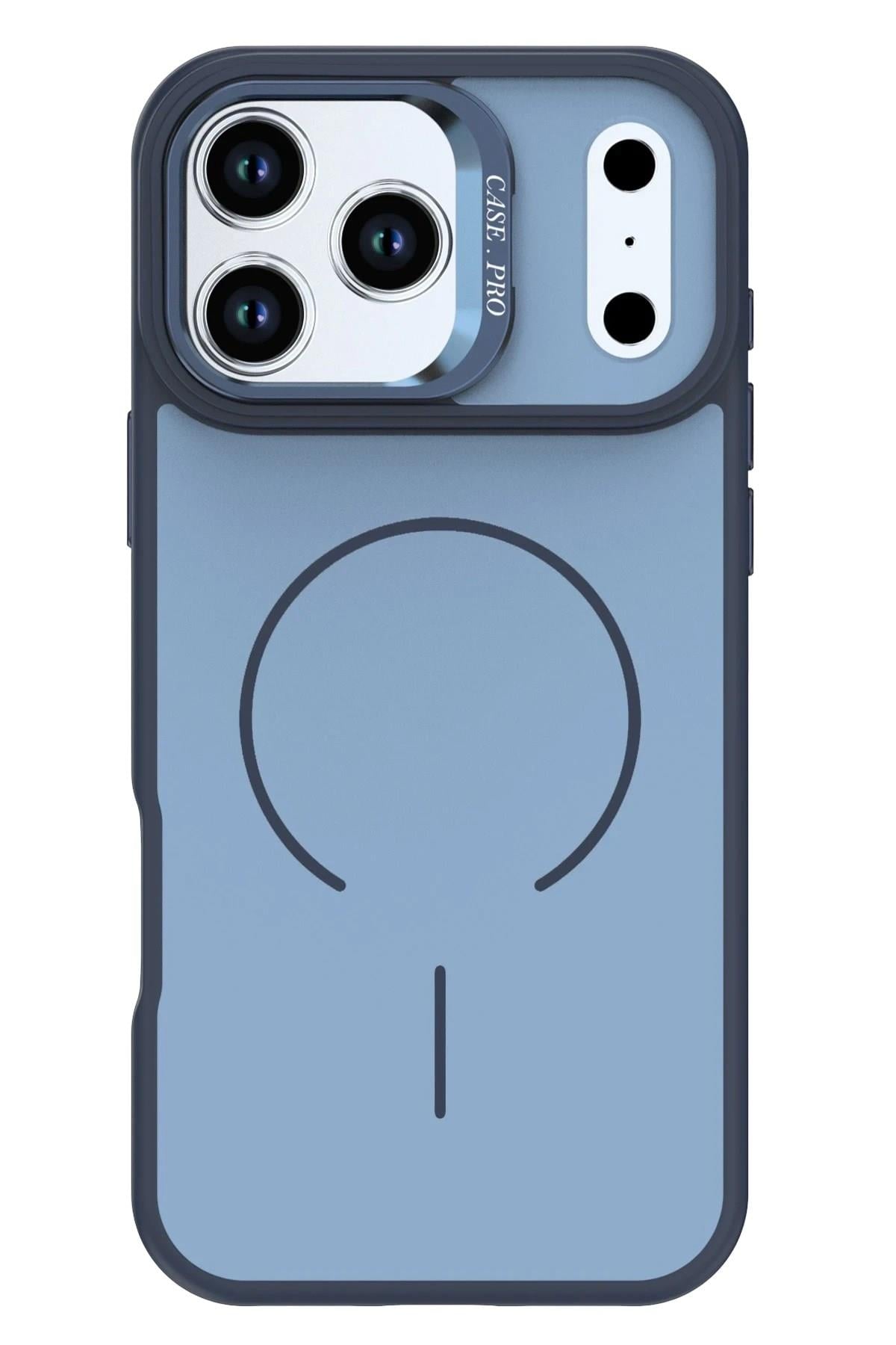 Mey İthalat®   iPhone 17 Pro Flexa Magsafe Kapak - Mavi