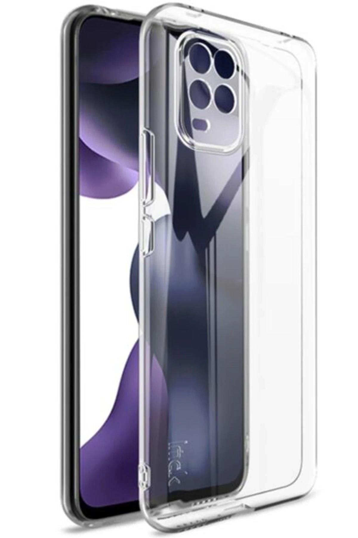 Mey İthalat®   Mi 10 Lite Kılıf Lüx Şeffaf Silikon - Şeffaf