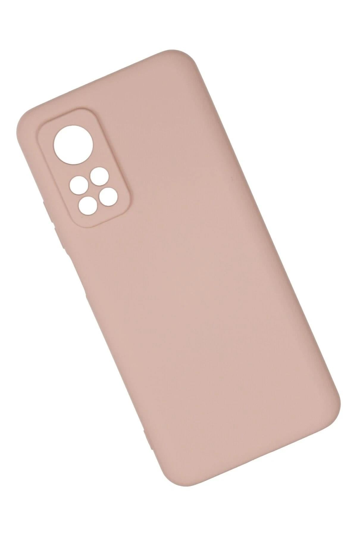 Mey İthalat®   Mi 10T Kılıf Nano içi Kadife Silikon - Pudra