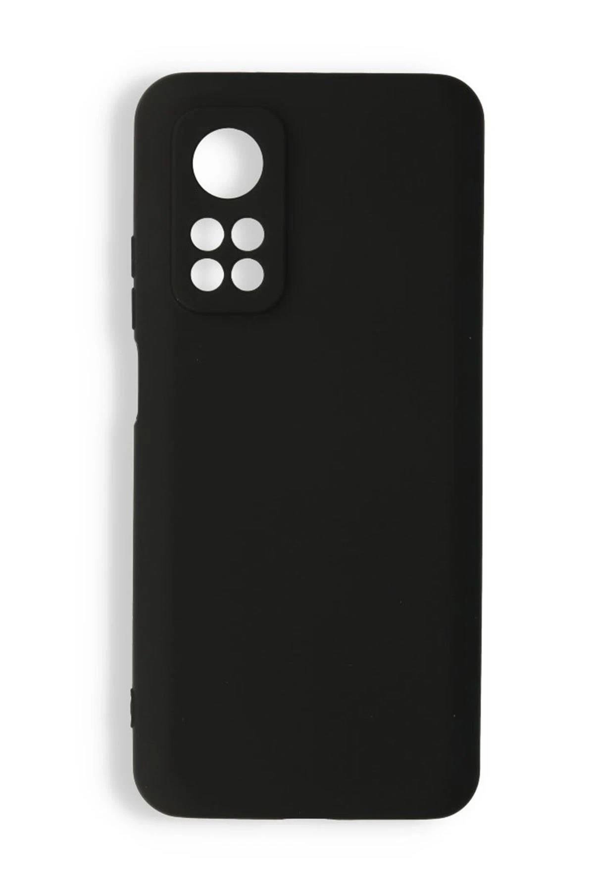 Mey İthalat®   Mi 10T Kılıf Nano içi Kadife Silikon - Siyah