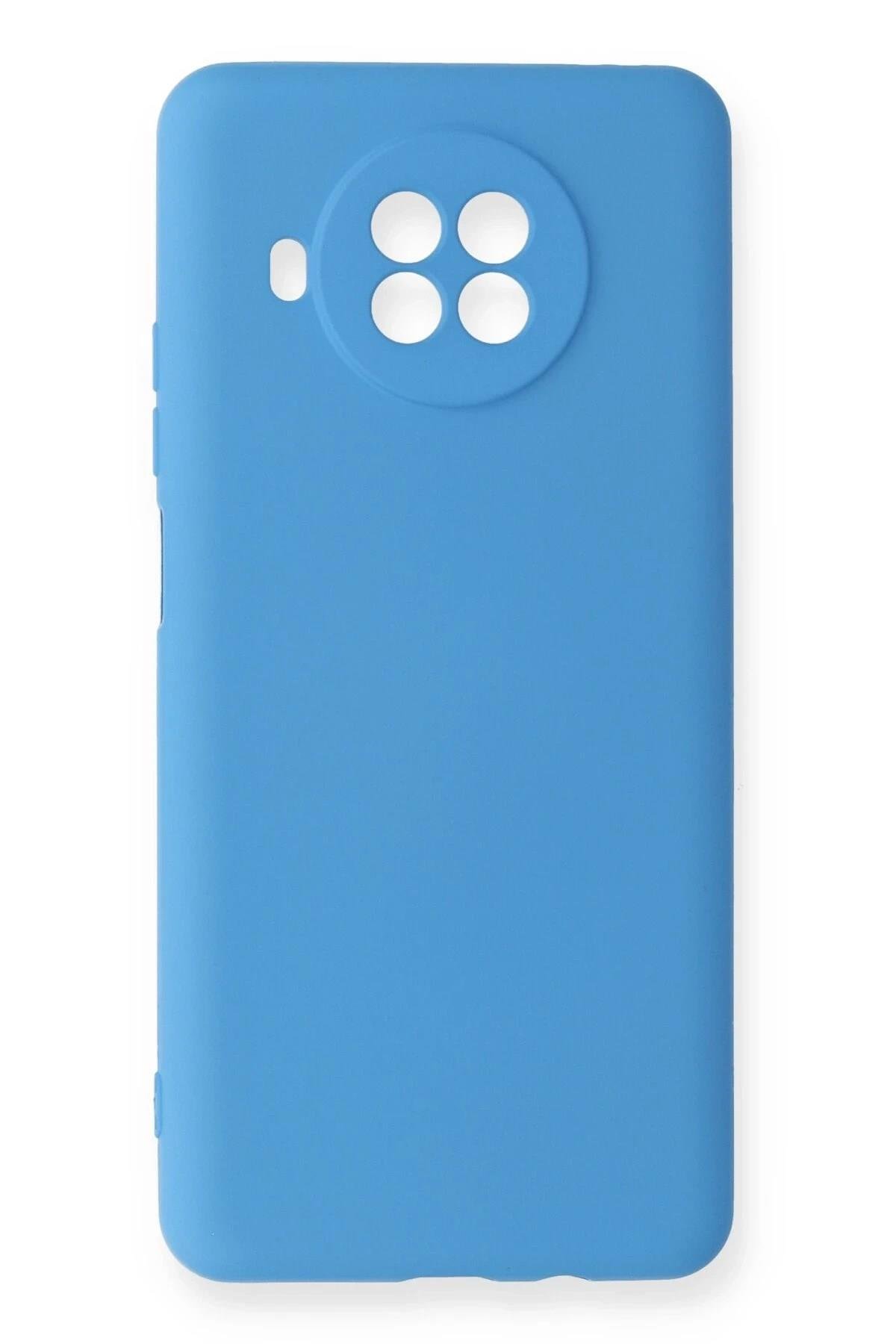 Mey İthalat®   Mi 10T Lite Kılıf Nano içi Kadife Silikon - Mavi