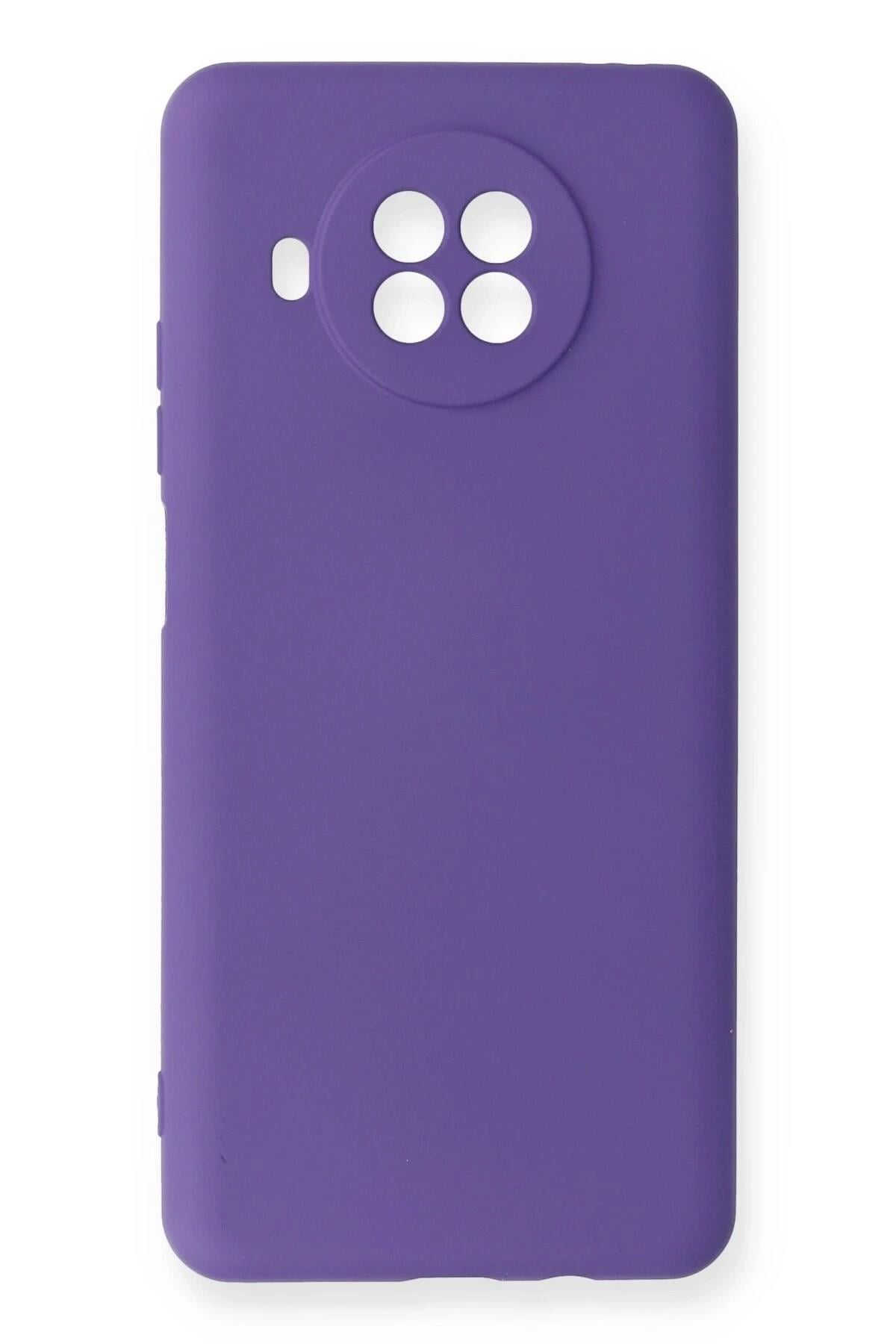 Mey İthalat®   Mi 10T Lite Kılıf Nano içi Kadife Silikon - Mor