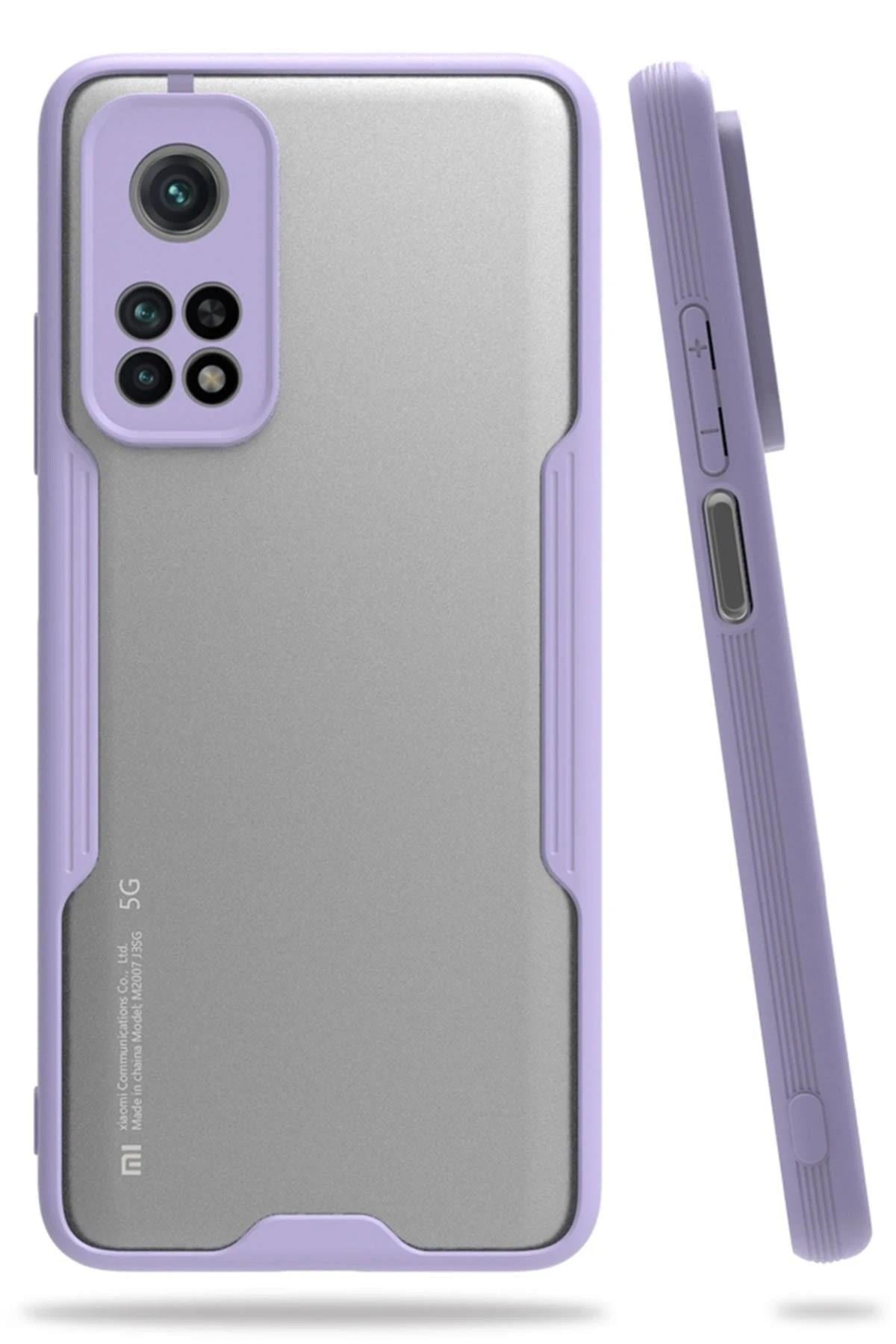 Mey İthalat®   Mi 10T Pro Kılıf Platin Silikon - Lila