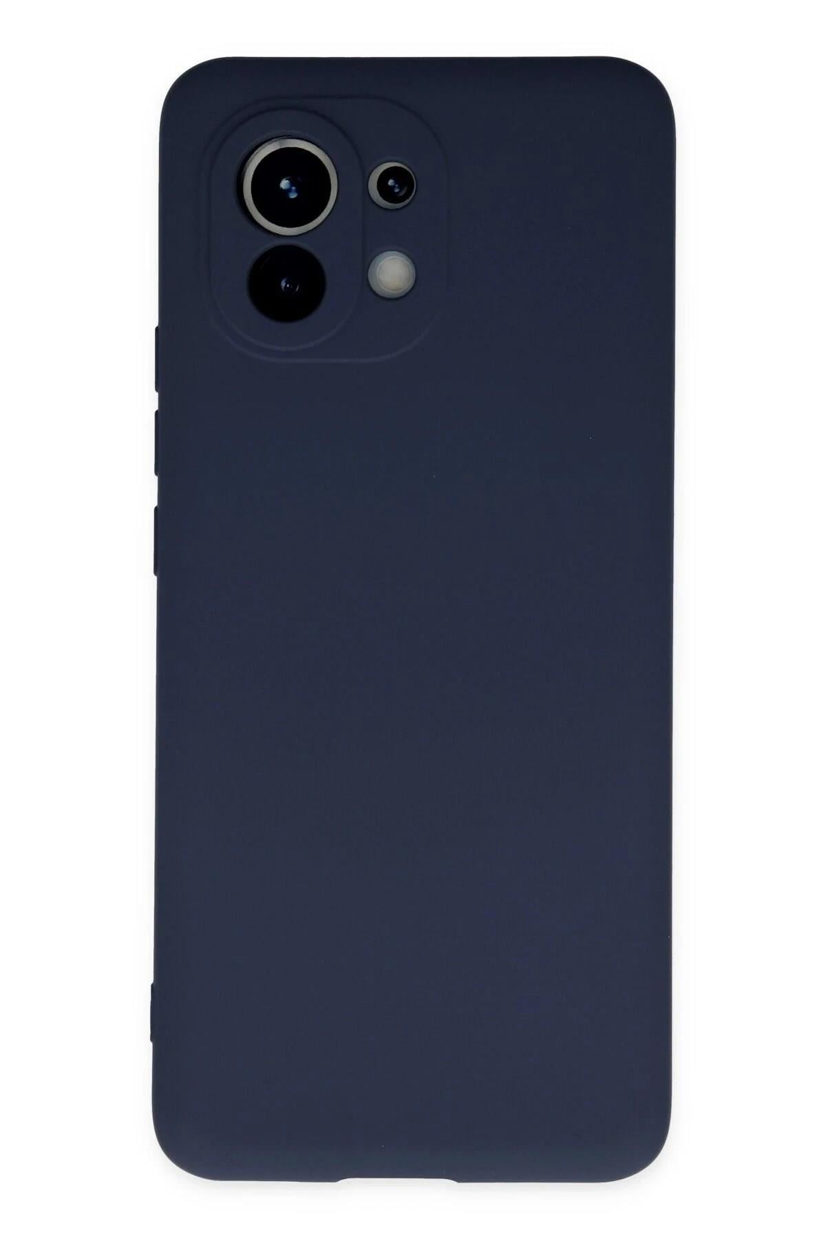 Mey İthalat®   Mi 11 Kılıf Nano içi Kadife Silikon - Lacivert