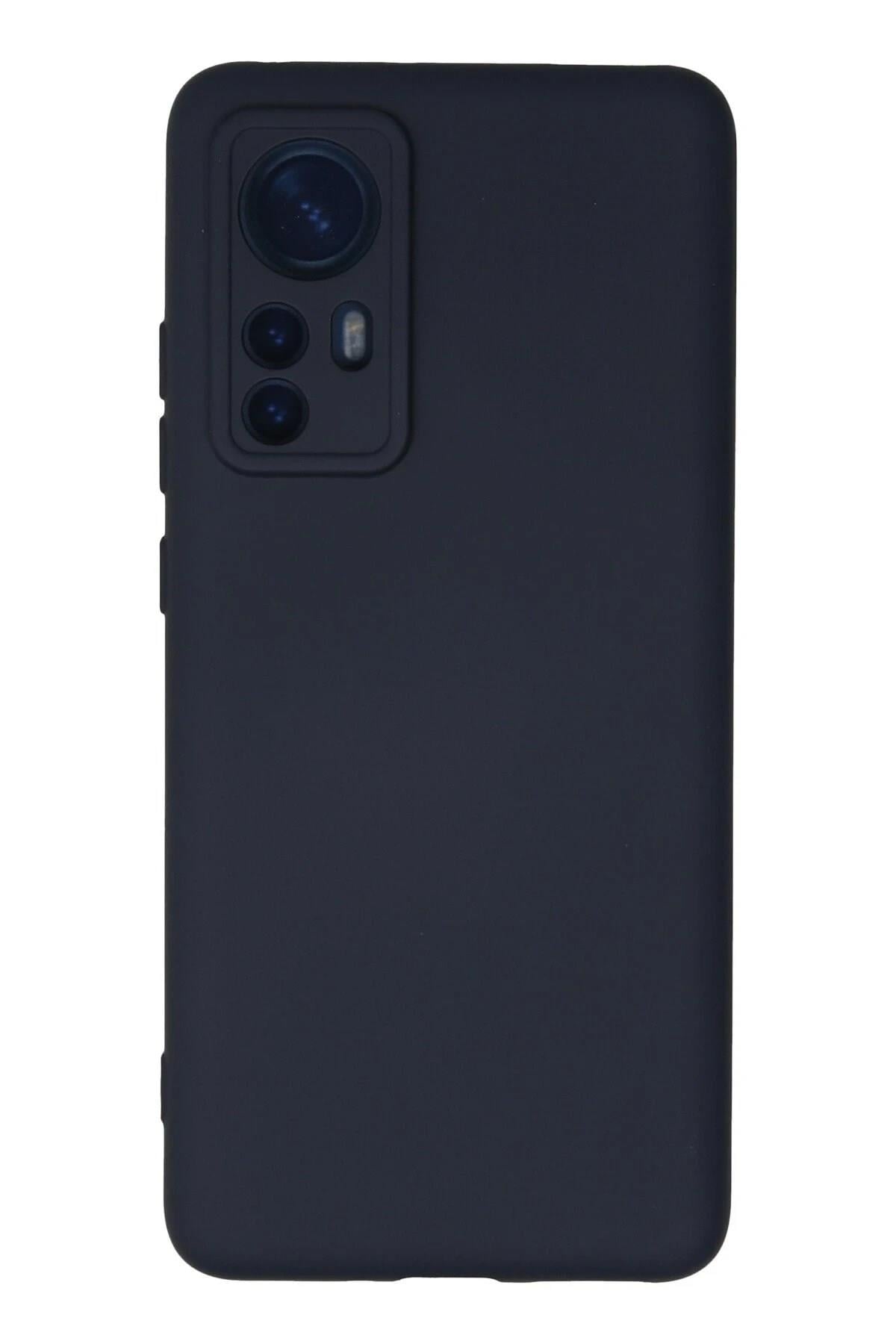 Mey İthalat®   Mi 12 Kılıf Nano içi Kadife Silikon - Lacivert