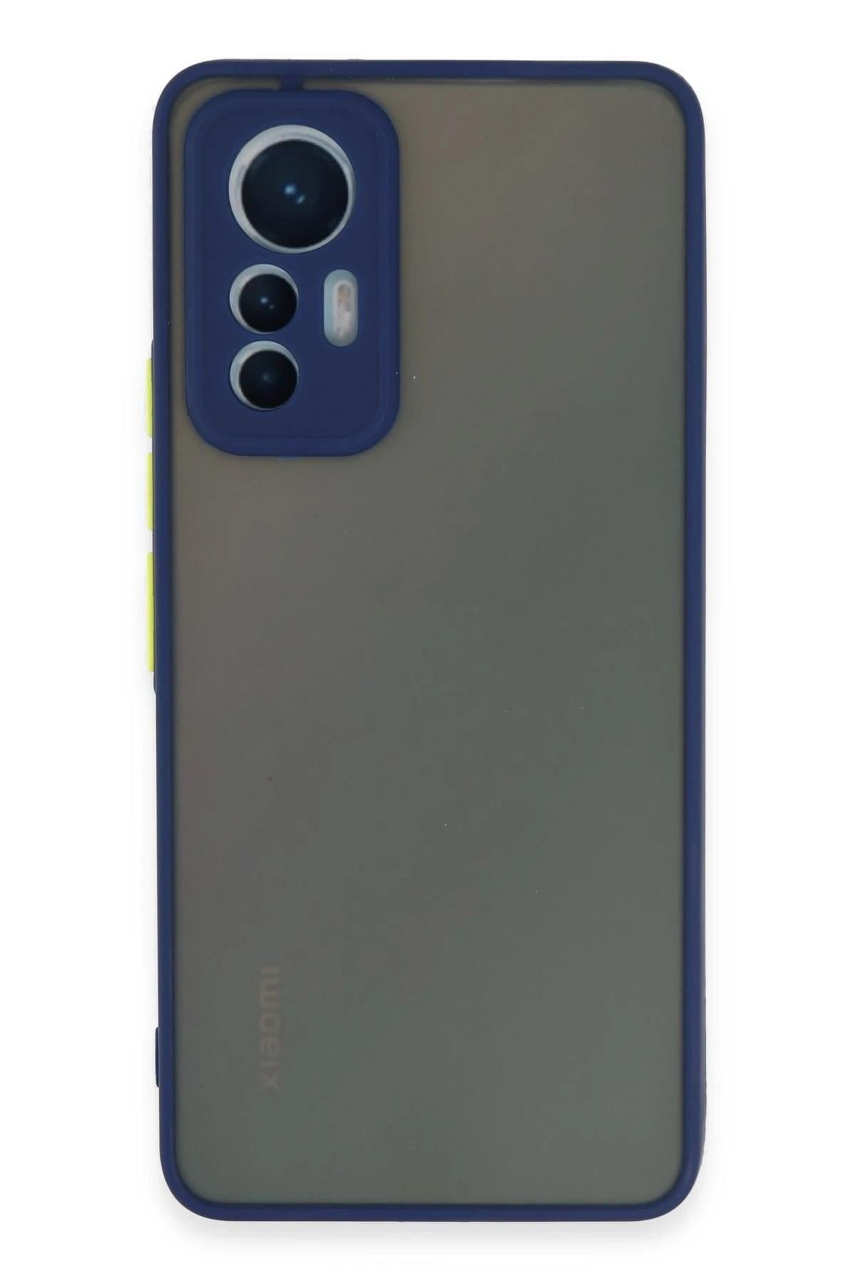 Mey İthalat®   Mi 12 Lite Kılıf Montreal Silikon Kapak - Lacivert