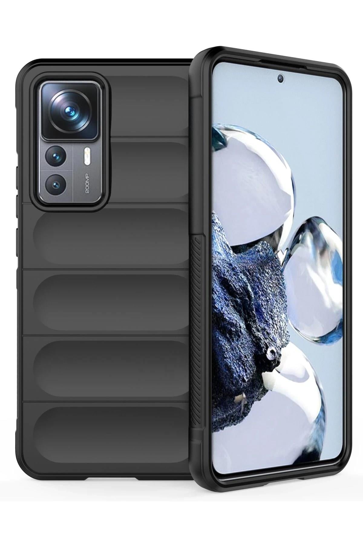 Mey İthalat®   Mi 12T Pro Kılıf Optimum Silikon - Siyah