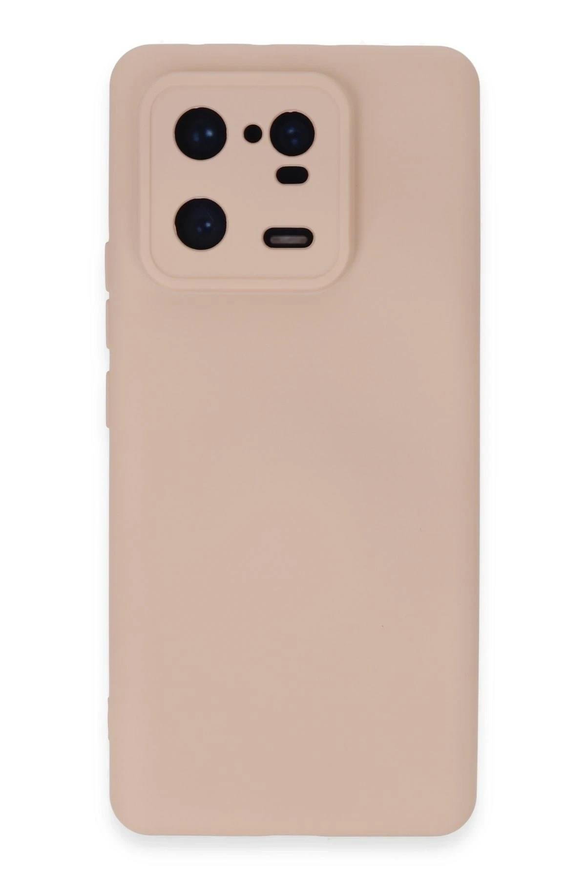 Mey İthalat®   Mi 13 Pro Kılıf Nano içi Kadife Silikon - Pudra