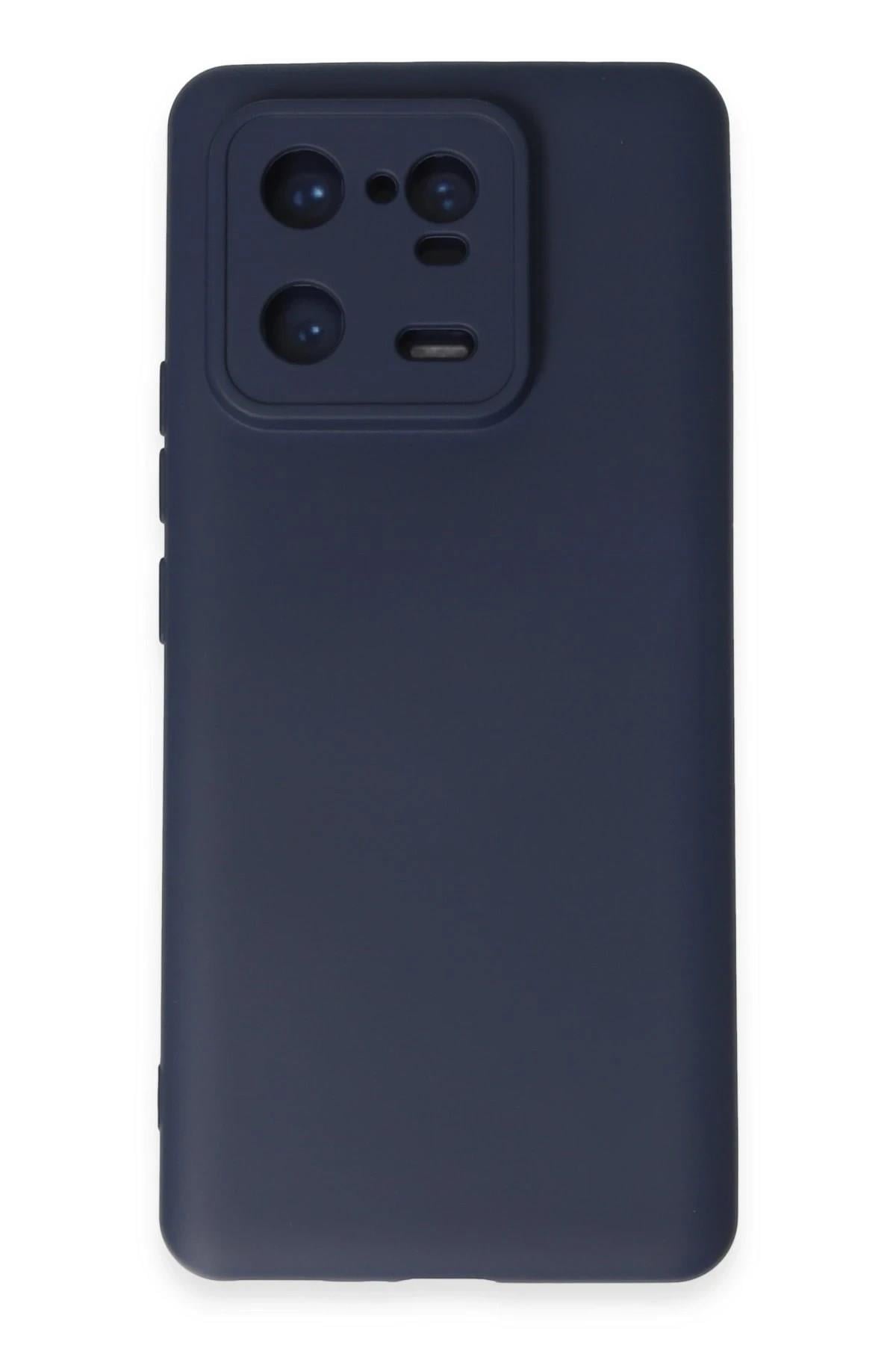 Mey İthalat®   Mi 13 Pro Kılıf Nano içi Kadife Silikon - Lacivert