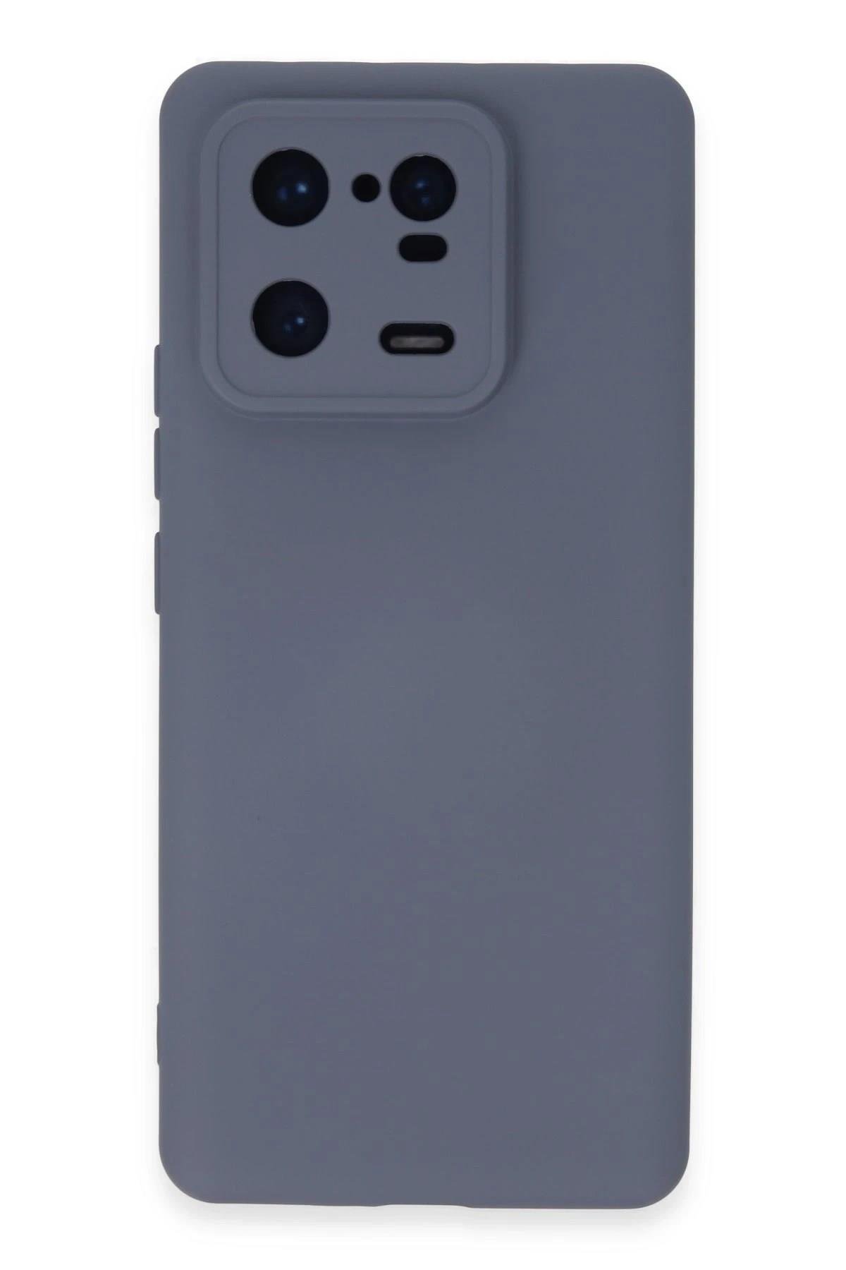Mey İthalat®   Mi 13 Pro Kılıf Nano içi Kadife Silikon - Gri