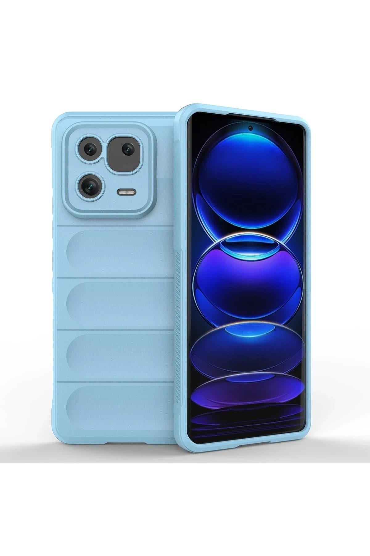 Mey İthalat®   Mi 13 Pro Kılıf Optimum Silikon - Sky Blue