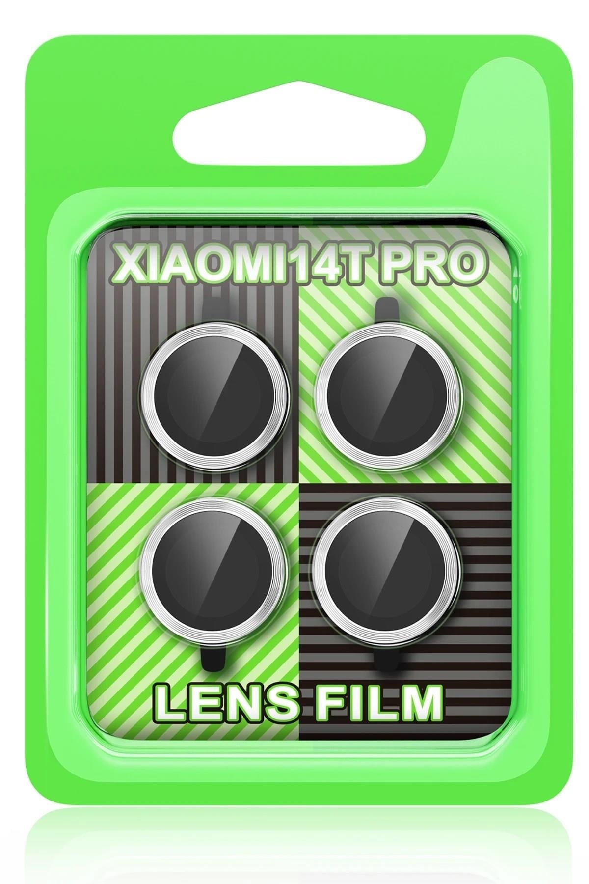 Mey İthalat®   Mi 14T Pro Raze Metal Kamera Lens - Gümüş
