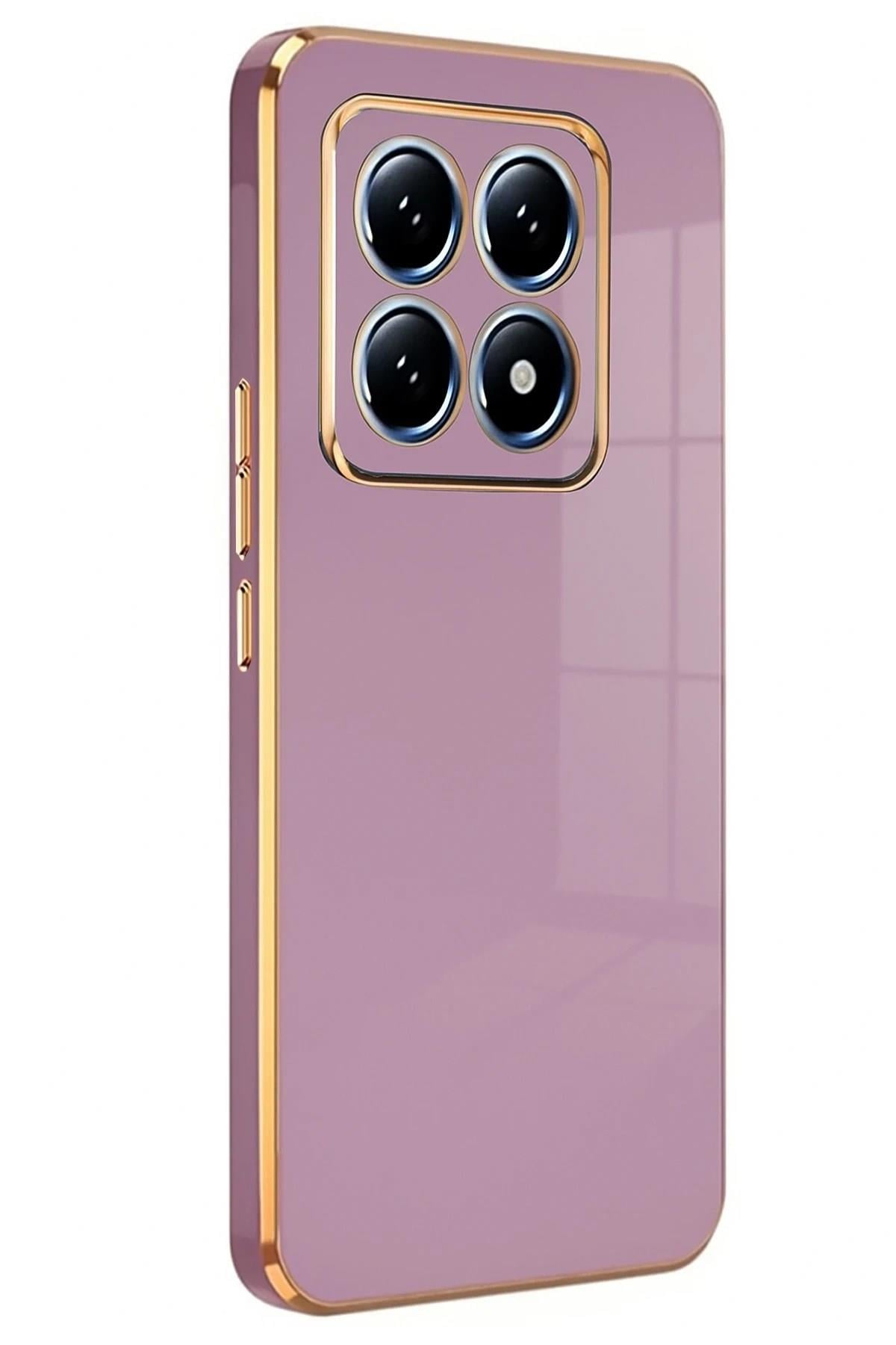 Mey İthalat®   Mi 14T Pro Volet Silikon - Mor