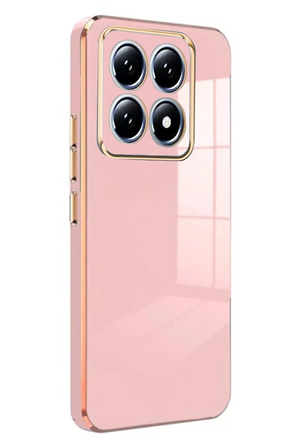 Mey İthalat®   Mi 14T Pro Volet Silikon - Pembe