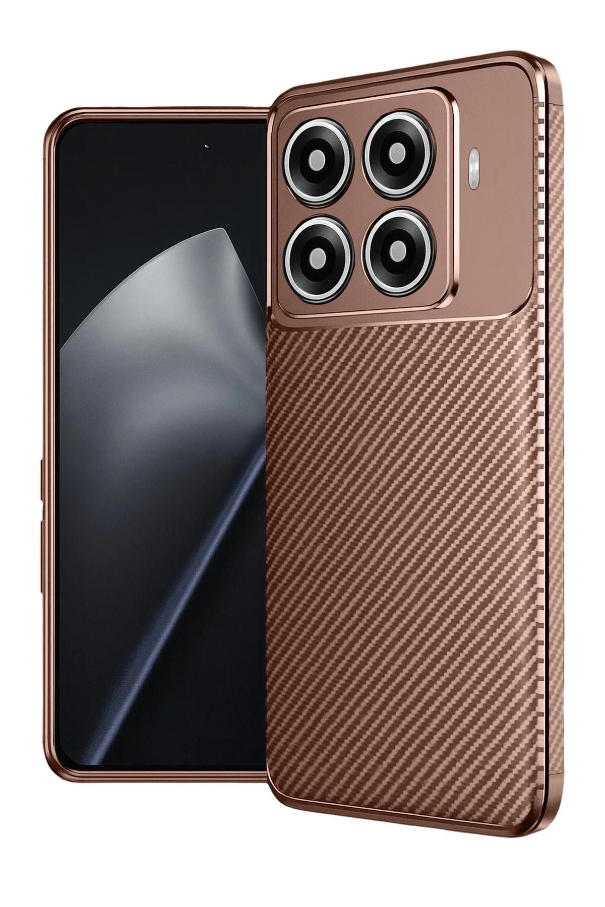 Mey İthalat®   Mi 15T Pro Auto Focus Karbon Kapak - Kahverengi