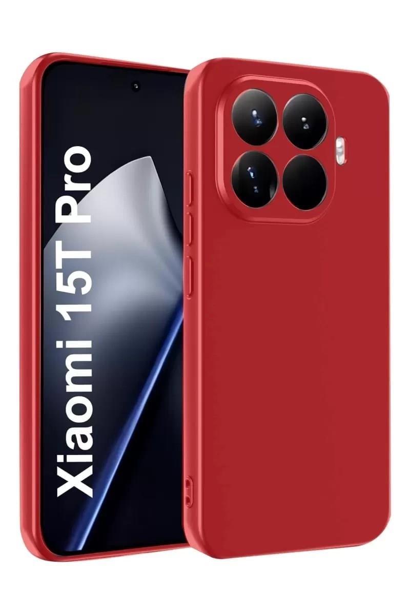 Mey İthalat®   Mi 15T Pro First Silikon - Kırmızı
