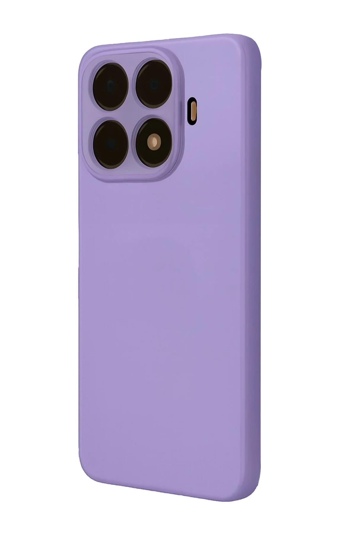 Mey İthalat®   Mi 15T Pro Nano içi Kadife Silikon - Lila