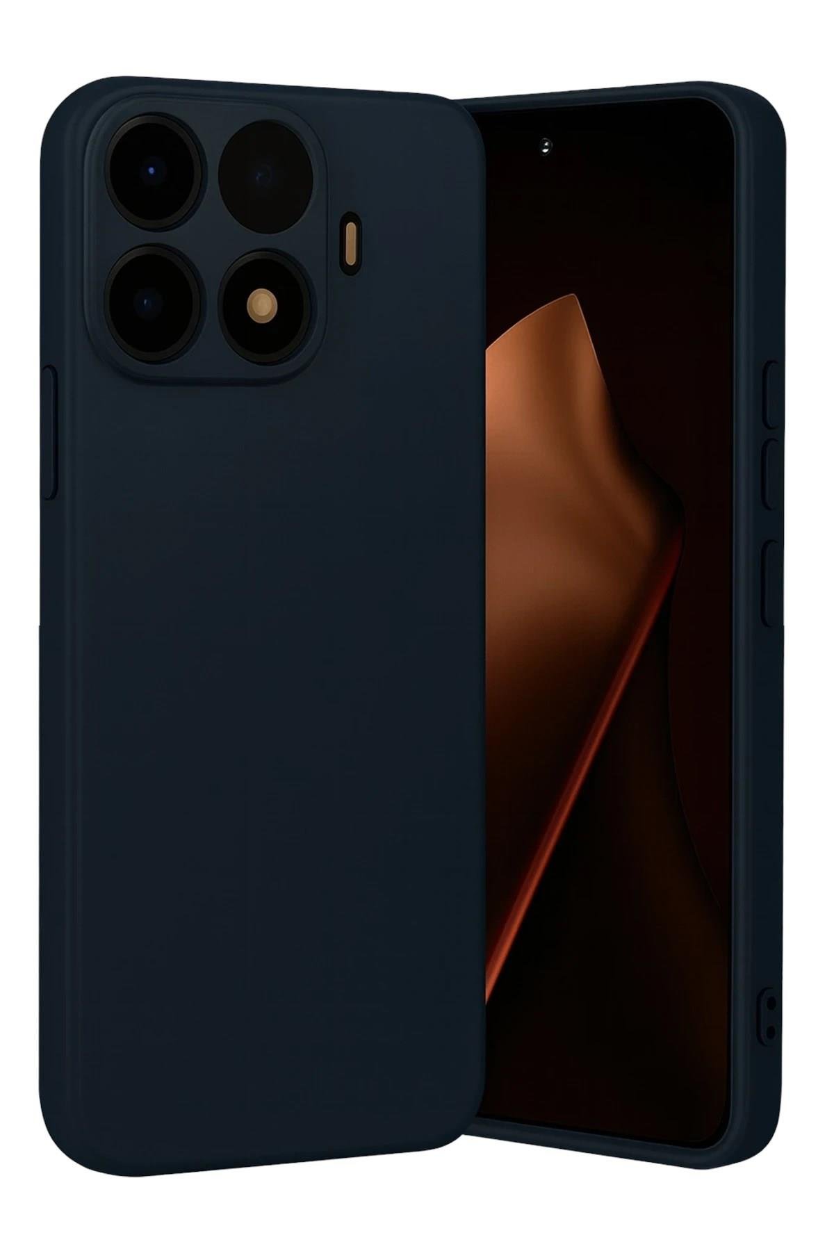 Mey İthalat®   Mi 15T Pro Nano içi Kadife Silikon - Siyah