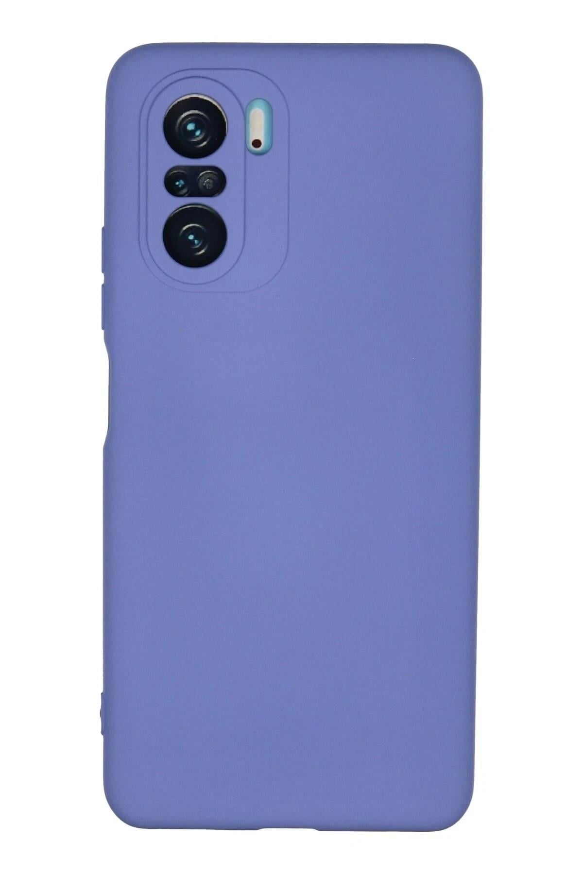Mey İthalat®   Poco F3 Kılıf Nano içi Kadife Silikon - Lila