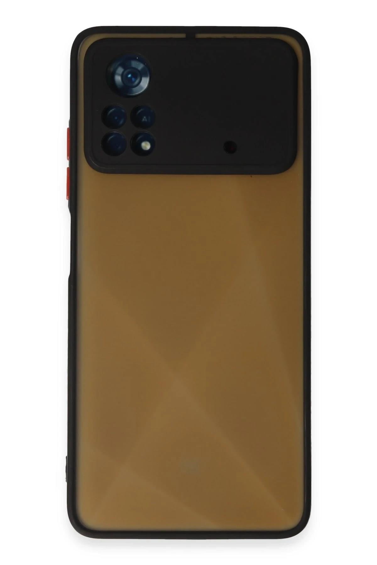 Mey İthalat®   Poco X4 Pro 5G Kılıf Montreal Silikon Kapak - Siyah