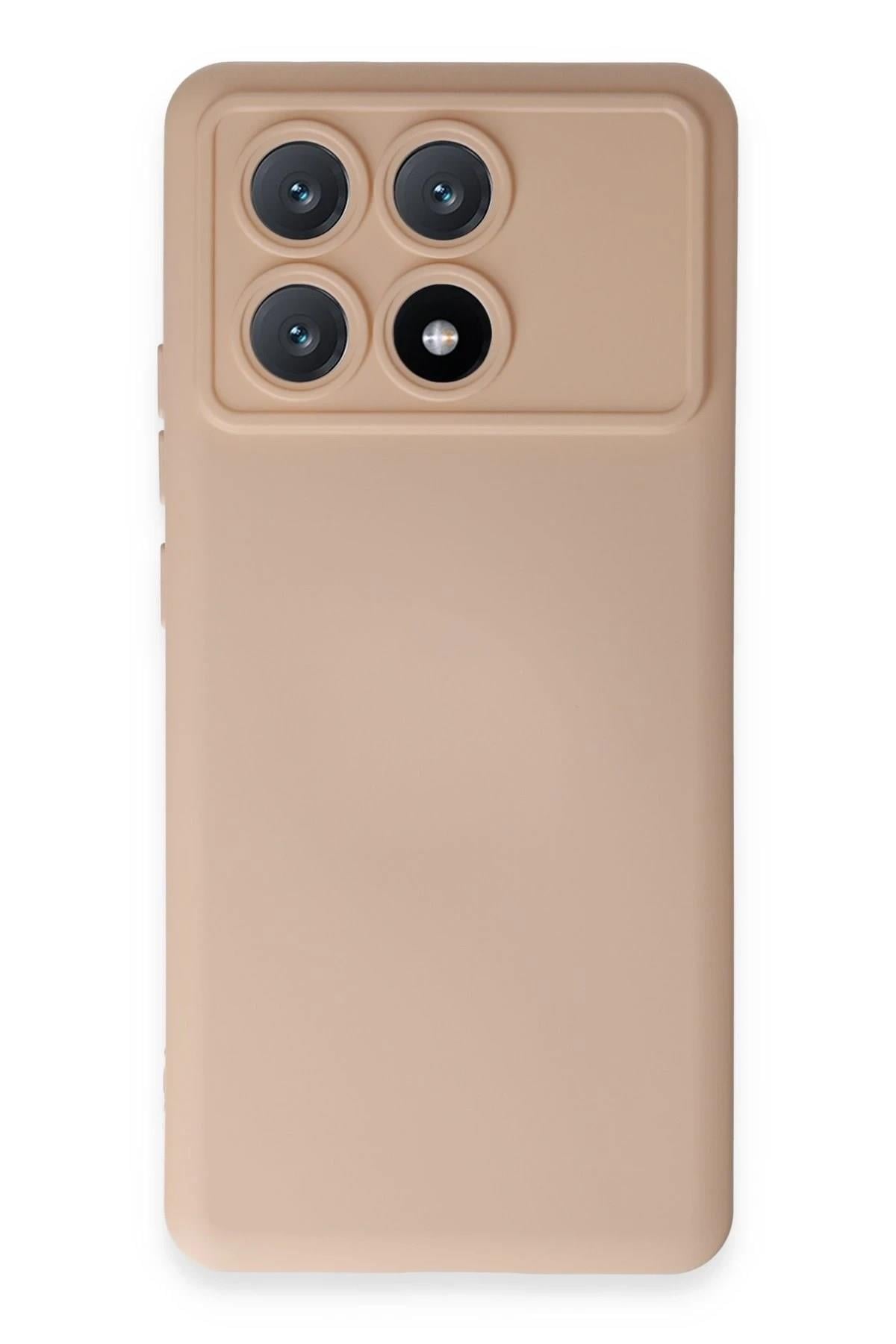 Mey İthalat®   Poco X6 Pro Kılıf Nano içi Kadife Silikon - Pudra