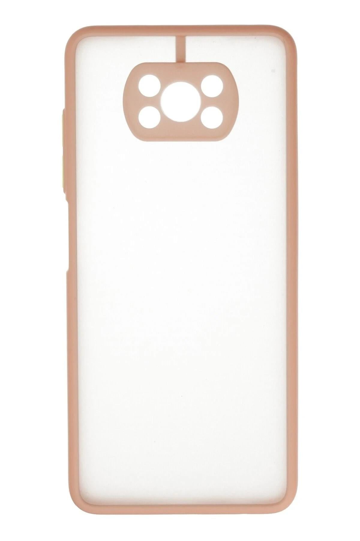 Mey İthalat®   Pocophone X3 Kılıf Montreal Silikon Kapak - Pembe