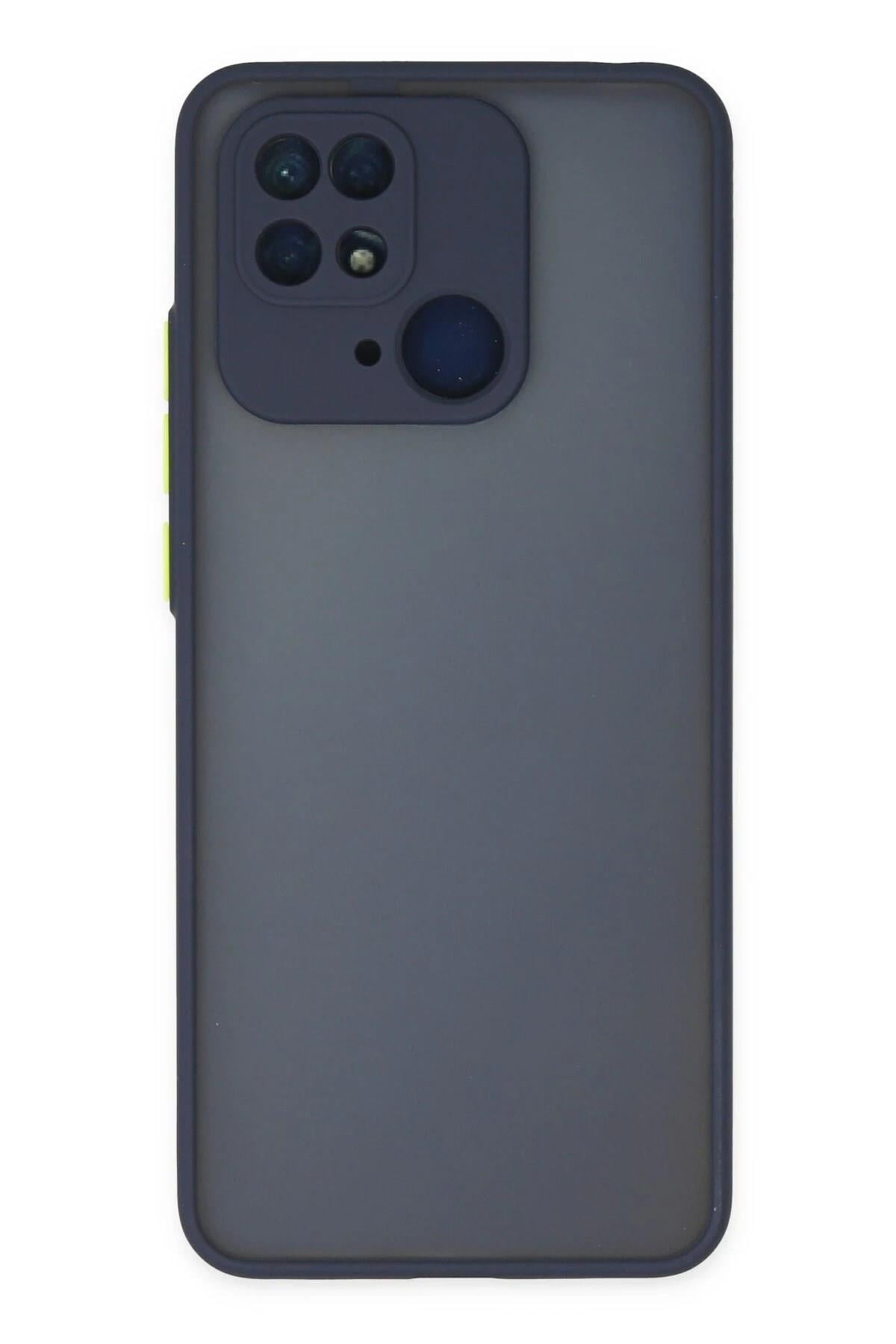 Mey İthalat®   Redmi 10C Kılıf Montreal Silikon Kapak - Lacivert