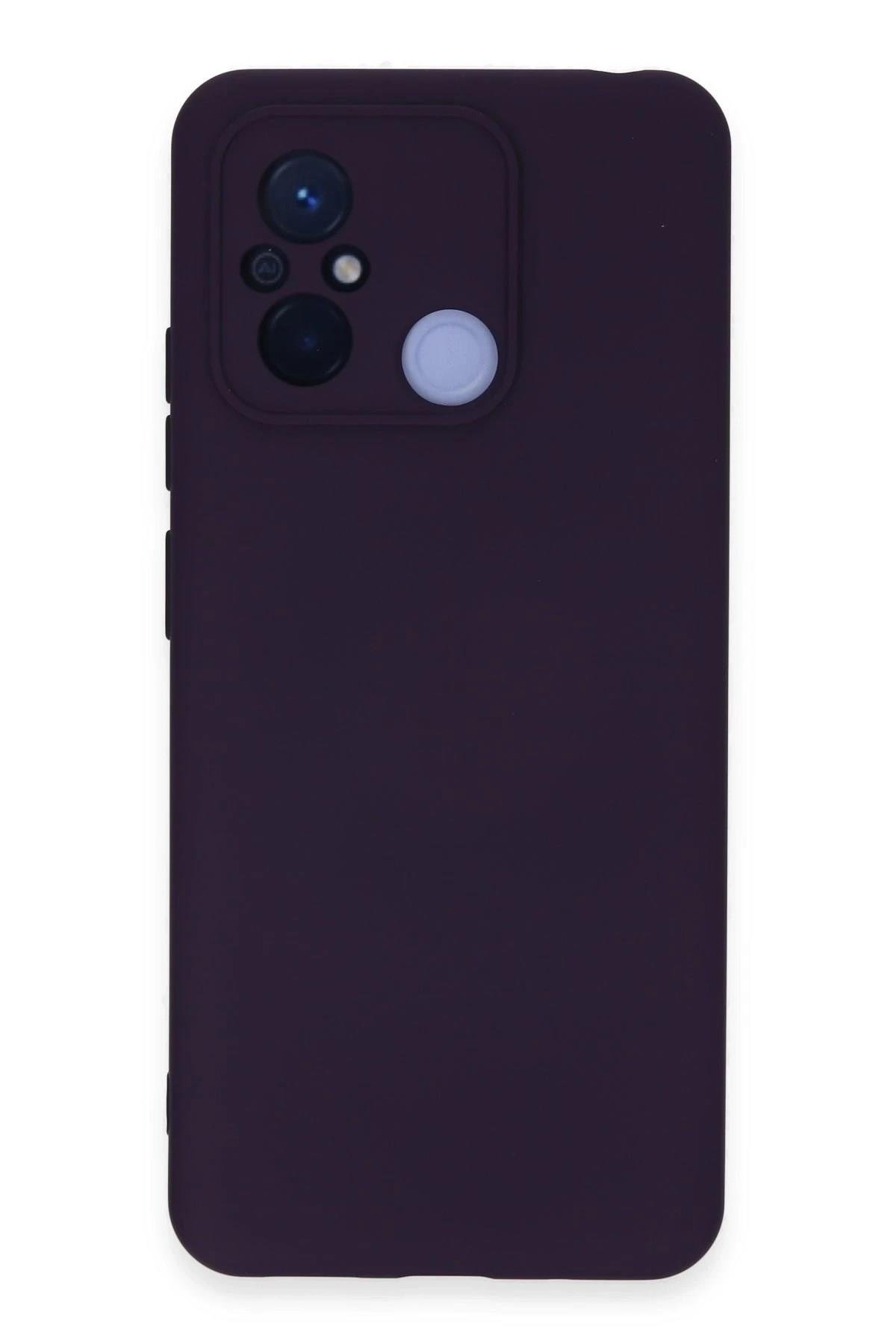 Mey İthalat®   Redmi 12C Kılıf Nano içi Kadife Silikon - Mor