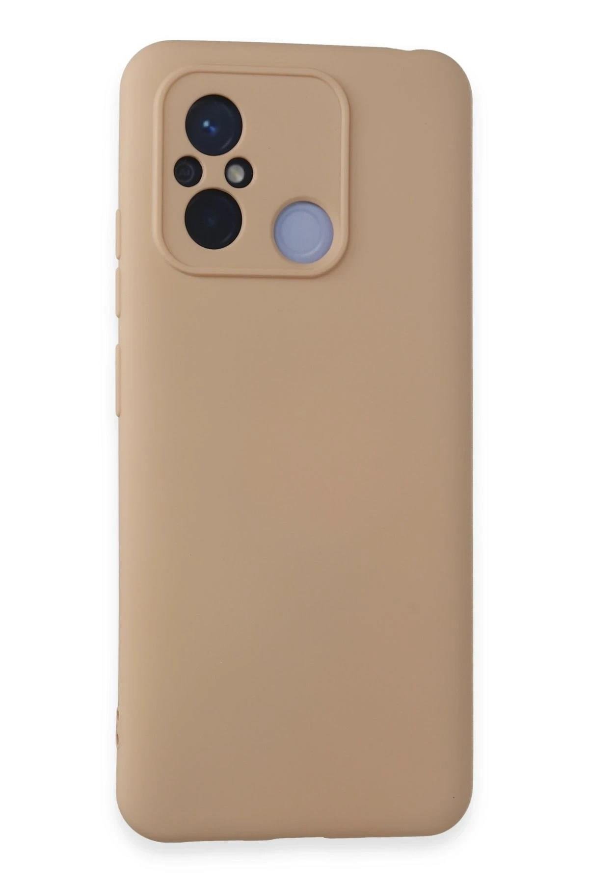 Mey İthalat®   Redmi 12C Kılıf Nano içi Kadife Silikon - Pudra